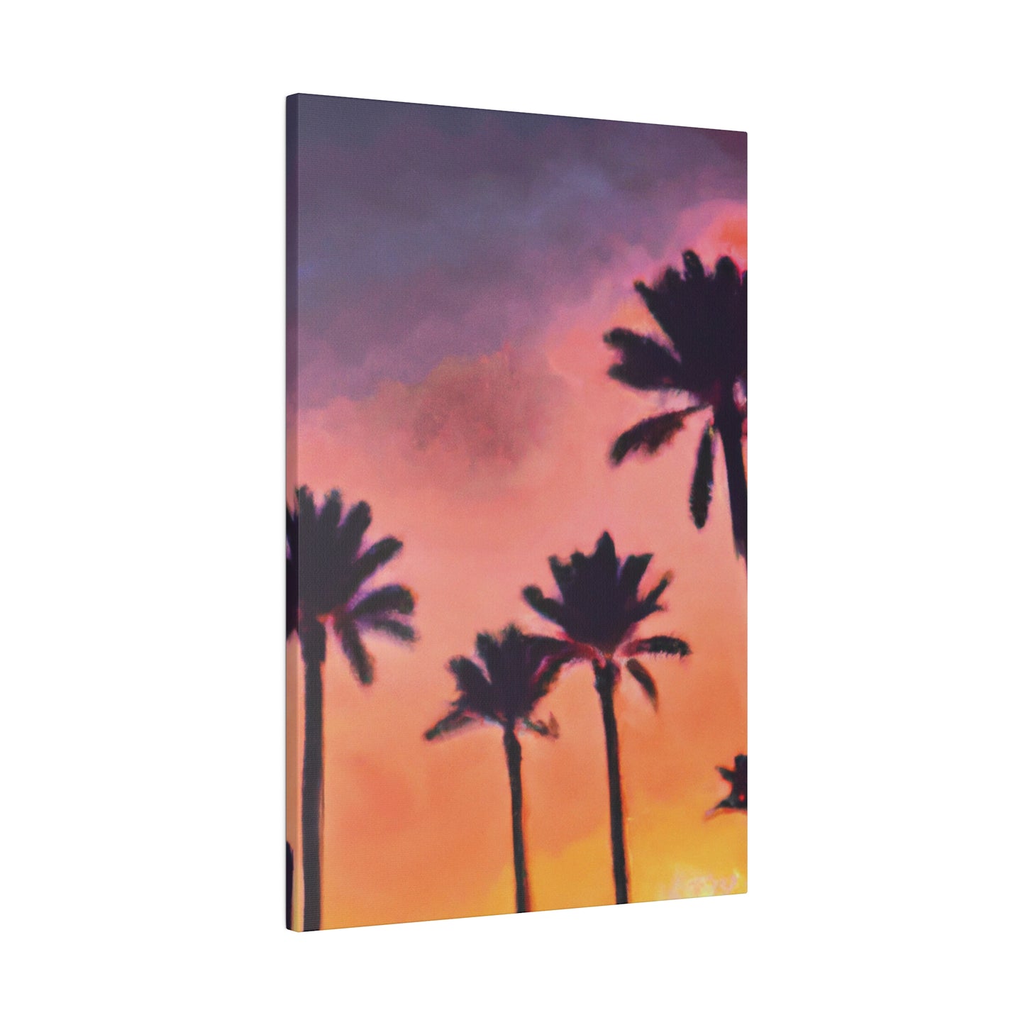 9389U - Miami Beach Sunset Painting Print | Miami | Beach | Sunset | Poster | Home Decor | Wall Art | Canvas