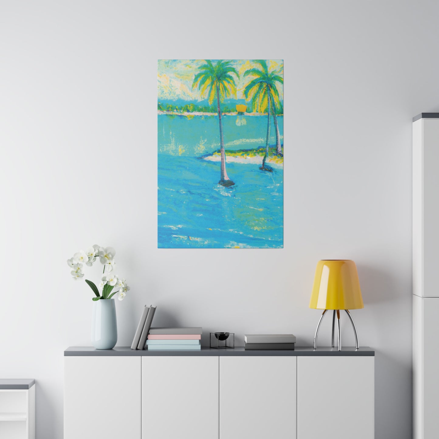 9652X - Bahamas Ocean Painting Print | Bahamas | Ocean | Beach | Poster | Home Decor | Wall Art | Canvas