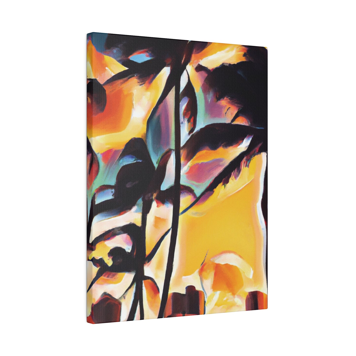 7343H - Miami Beach Sunset Painting Print | Miami | Beach | Sunset | Poster | Home Decor | Wall Art | Canvas