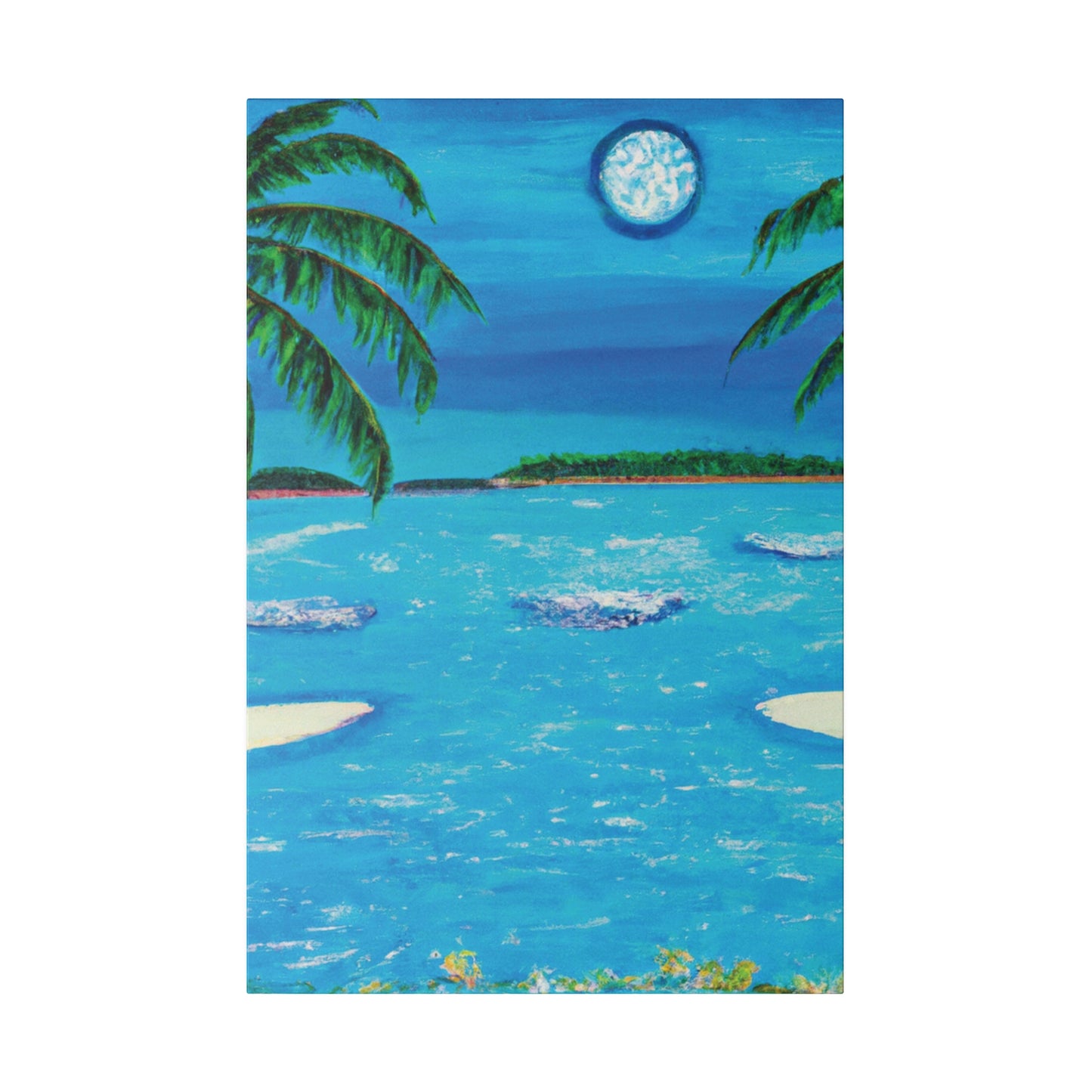 7239Z - Bahamas Ocean Painting Print | Bahamas | Ocean | Beach | Poster | Home Decor | Wall Art | Canvas