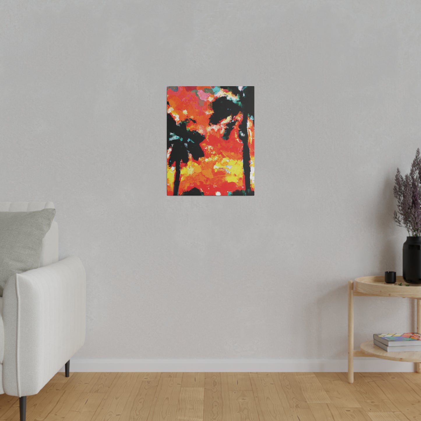 8653O - Miami Beach Sunset Painting Print | Miami | Beach | Sunset | Poster | Home Decor | Wall Art | Canvas