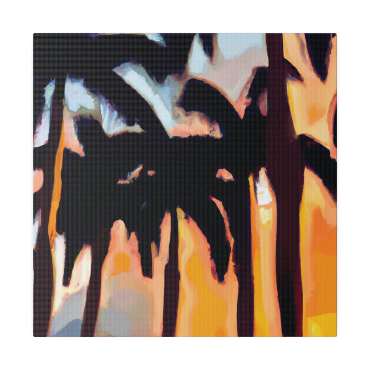 5642H - Miami Beach Sunset Painting Print | Miami | Beach | Sunset | Poster | Home Decor | Wall Art | Canvas