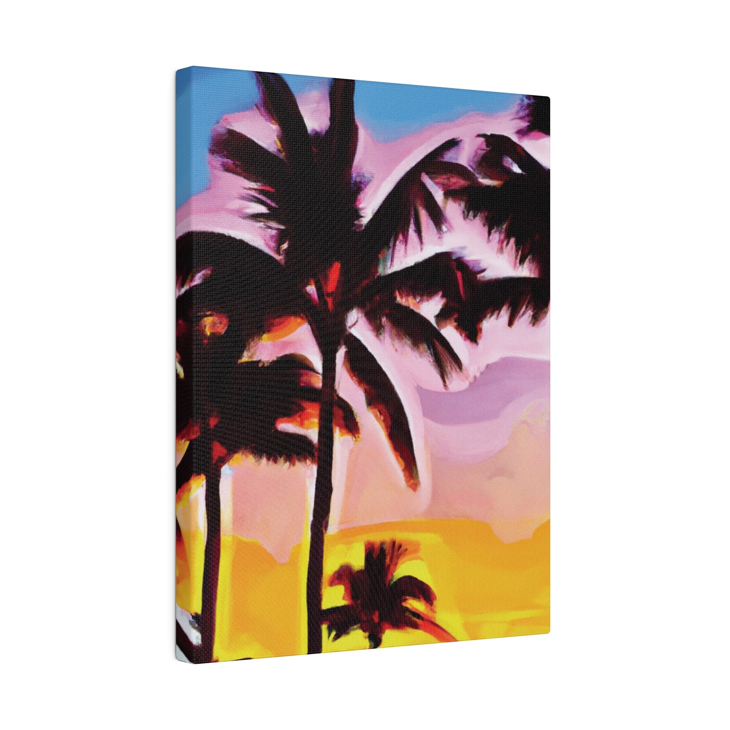 742X - Miami Beach Sunset Painting Print | Miami | Beach | Sunset | Poster | Home Decor | Wall Art | Canvas