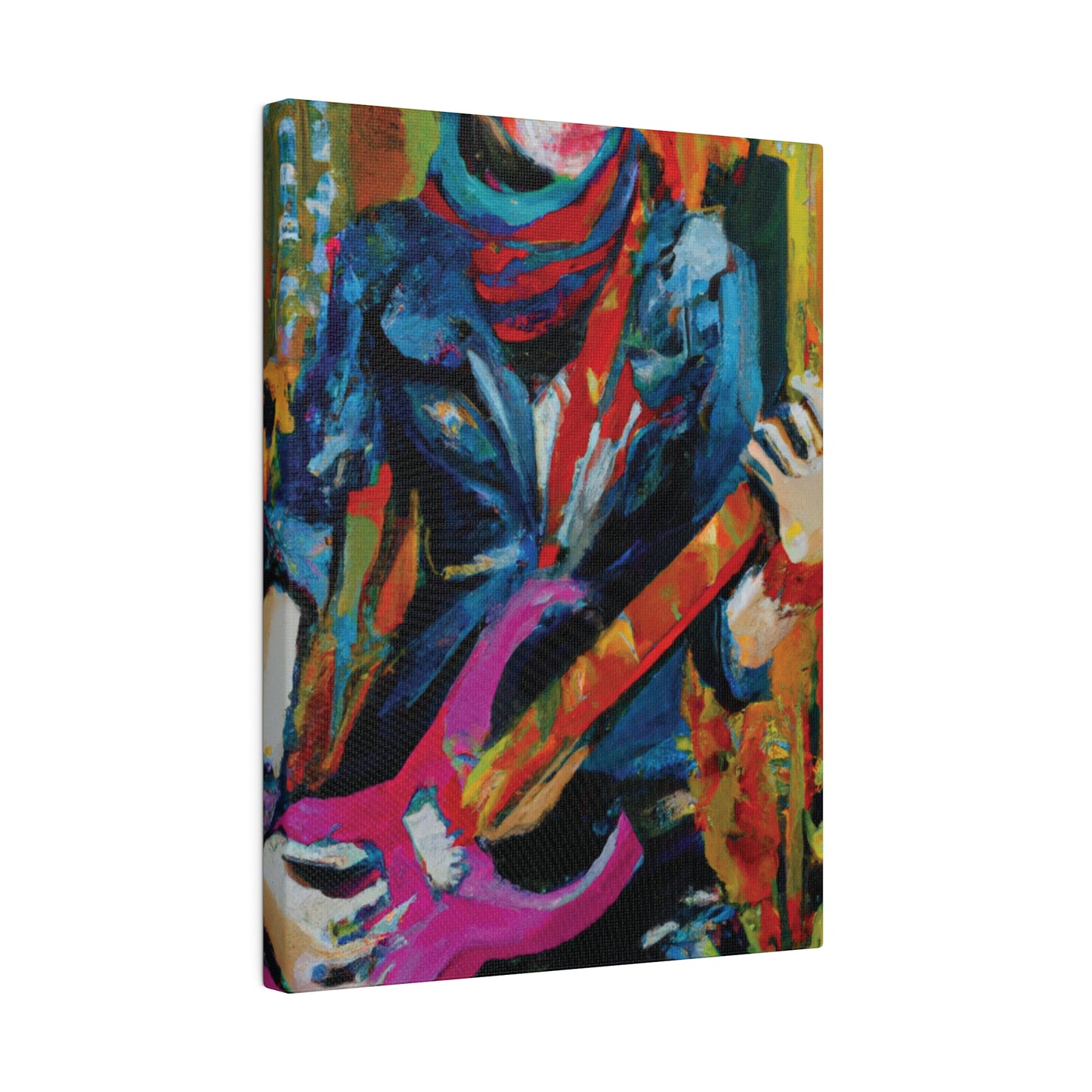 6226G - Rockstar Oil Painting Style Print | Poster | Home Decor | Wall Art | Music Art | Canvas