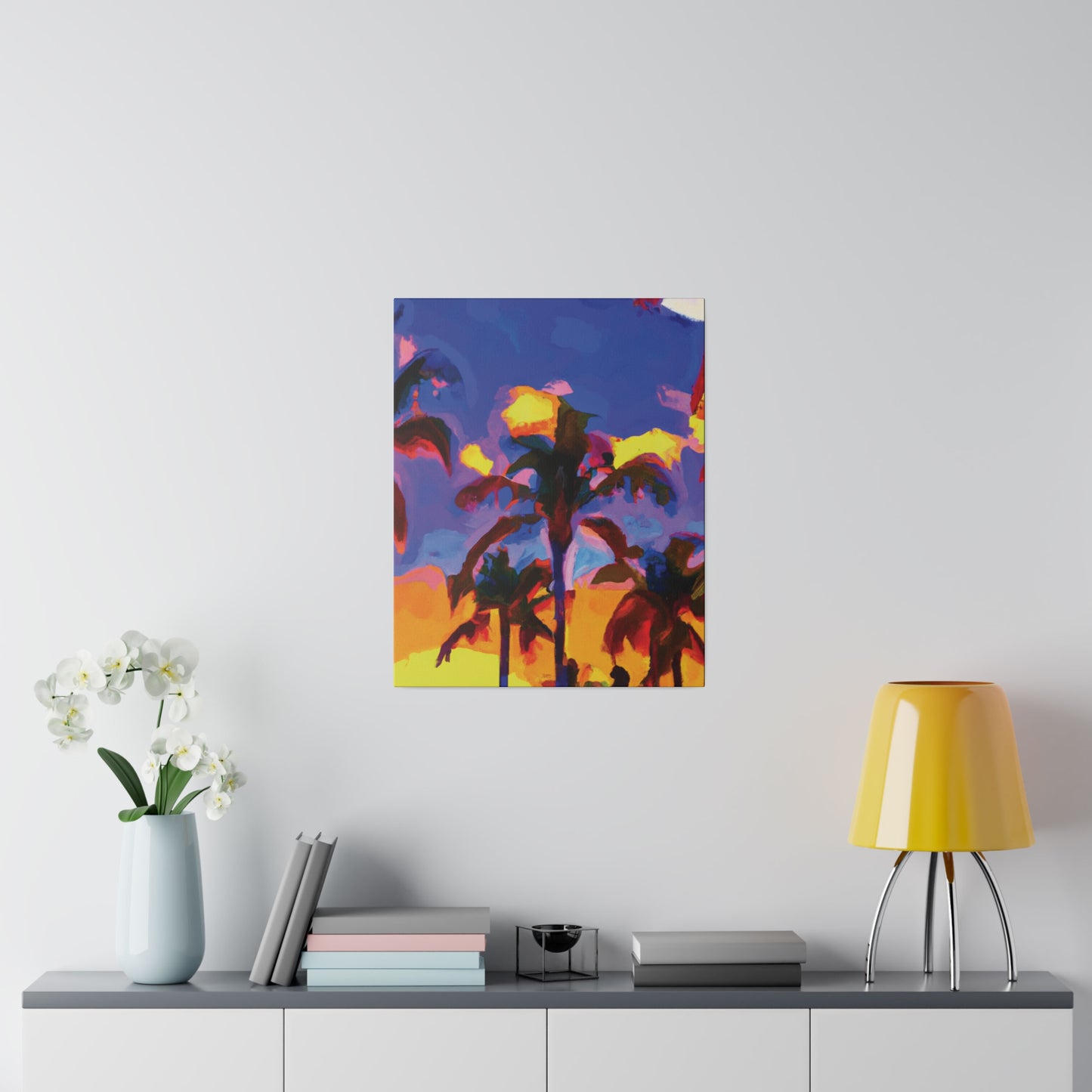 3162U - Miami Beach Sunset Painting Print | Miami | Beach | Sunset | Poster | Home Decor | Wall Art | Canvas