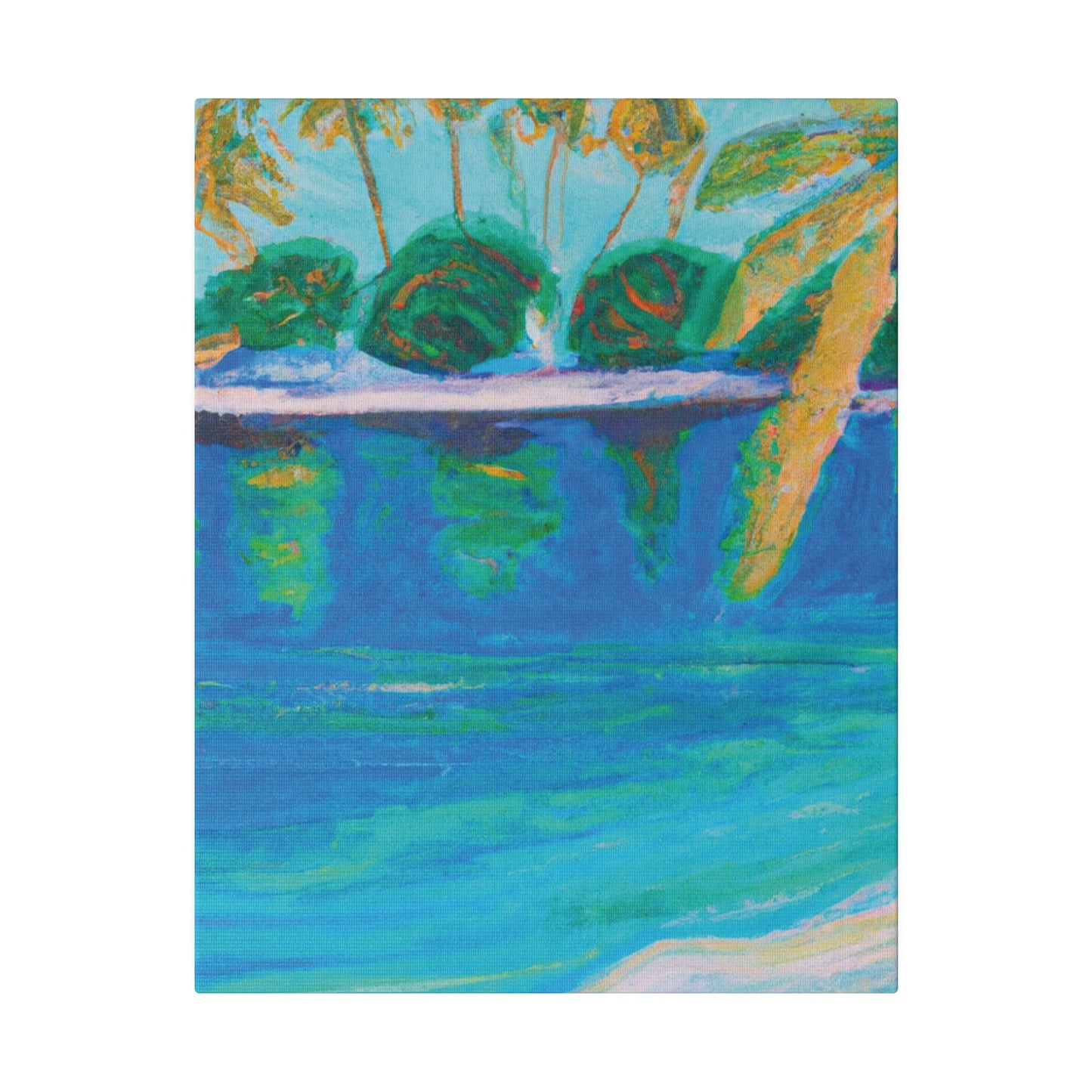 8975V - Bahamas Ocean Painting Print | Bahamas | Ocean | Beach | Poster | Home Decor | Wall Art | Canvas