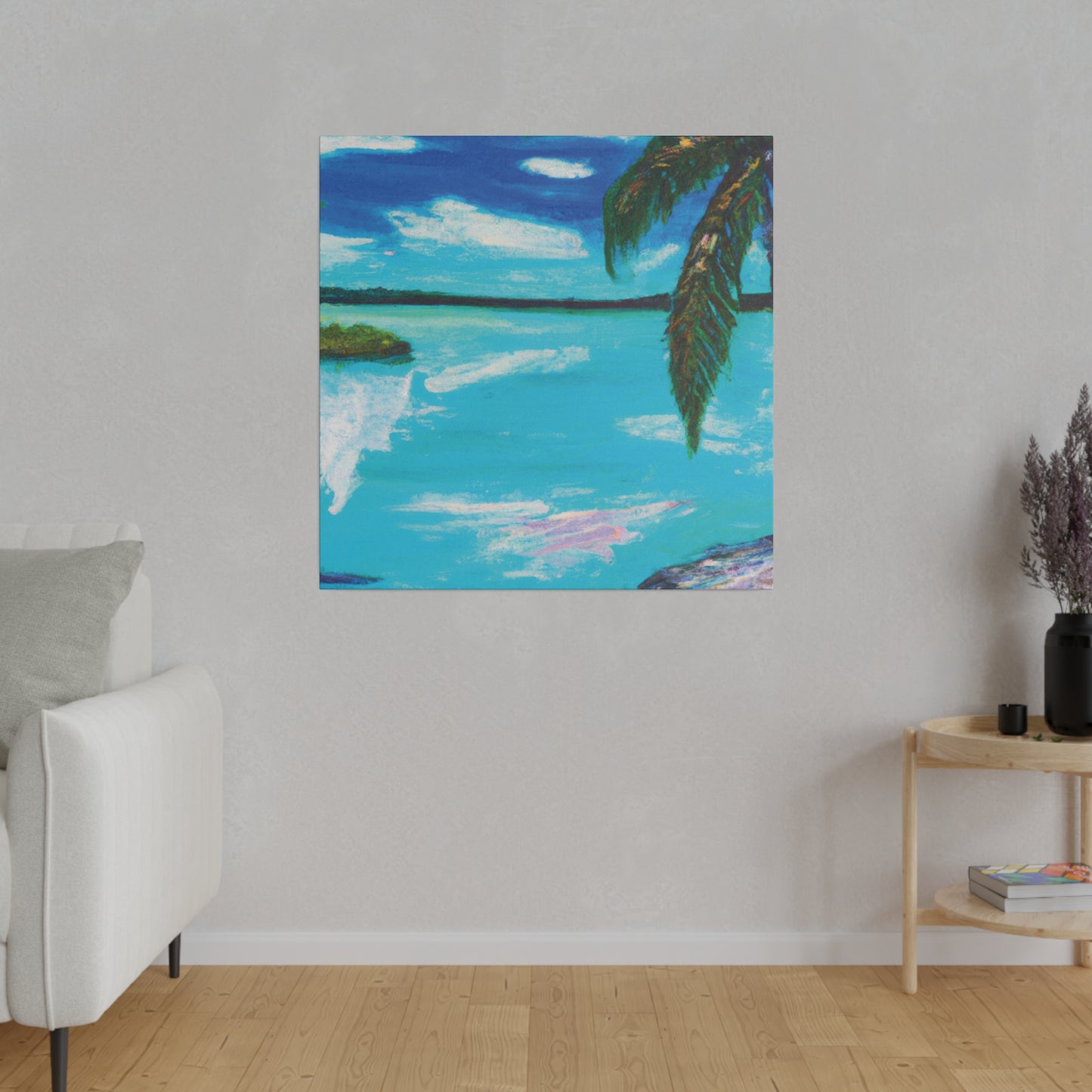 9184C - Bahamas Ocean Painting Print | Bahamas | Ocean | Beach | Poster | Home Decor | Wall Art | Canvas