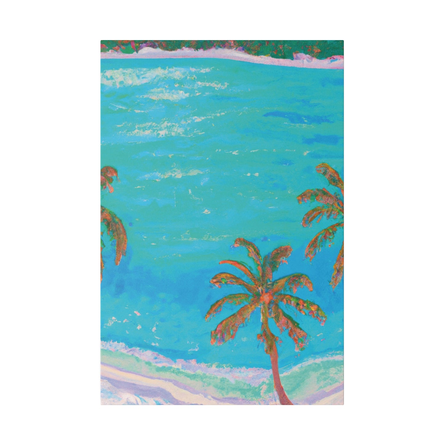 4532X - Bahamas Ocean Painting Print | Bahamas | Ocean | Beach | Poster | Home Decor | Wall Art | Canvas