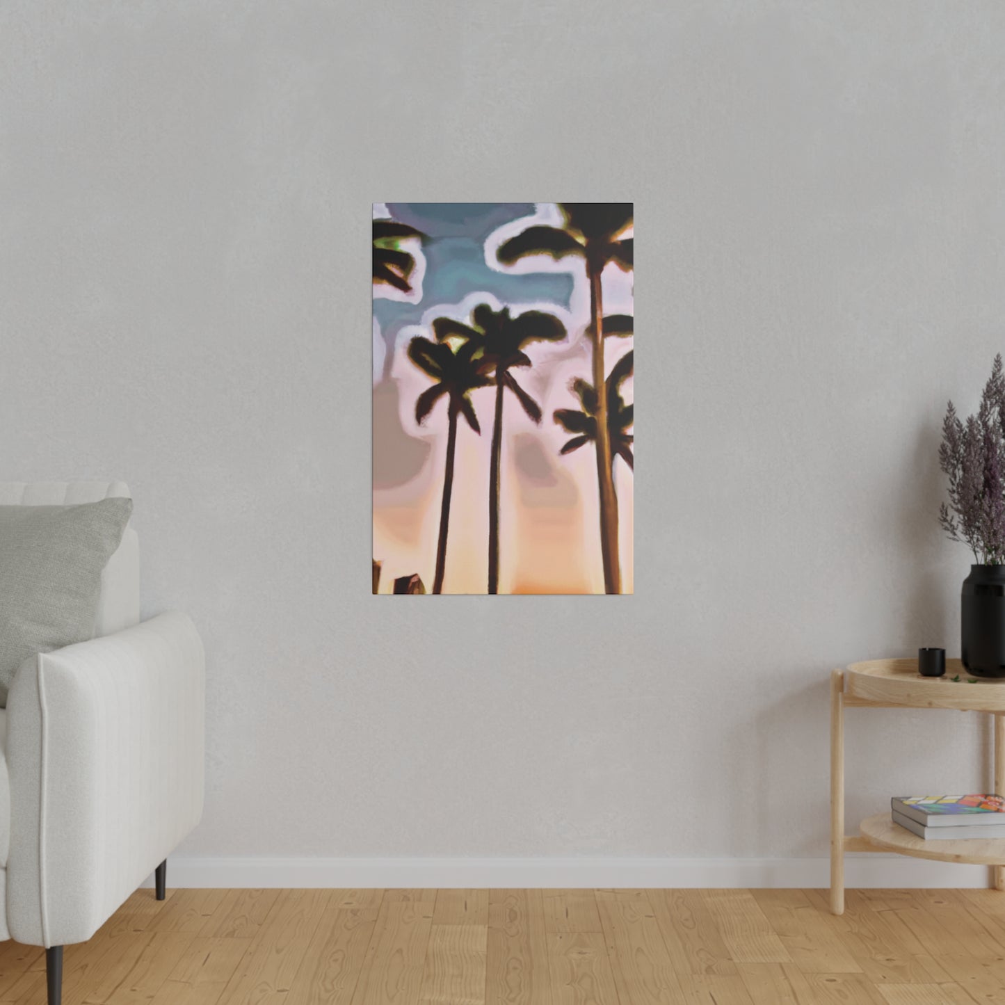 4828Q - Miami Beach Sunset Painting Print | Miami | Beach | Sunset | Poster | Home Decor | Wall Art | Canvas