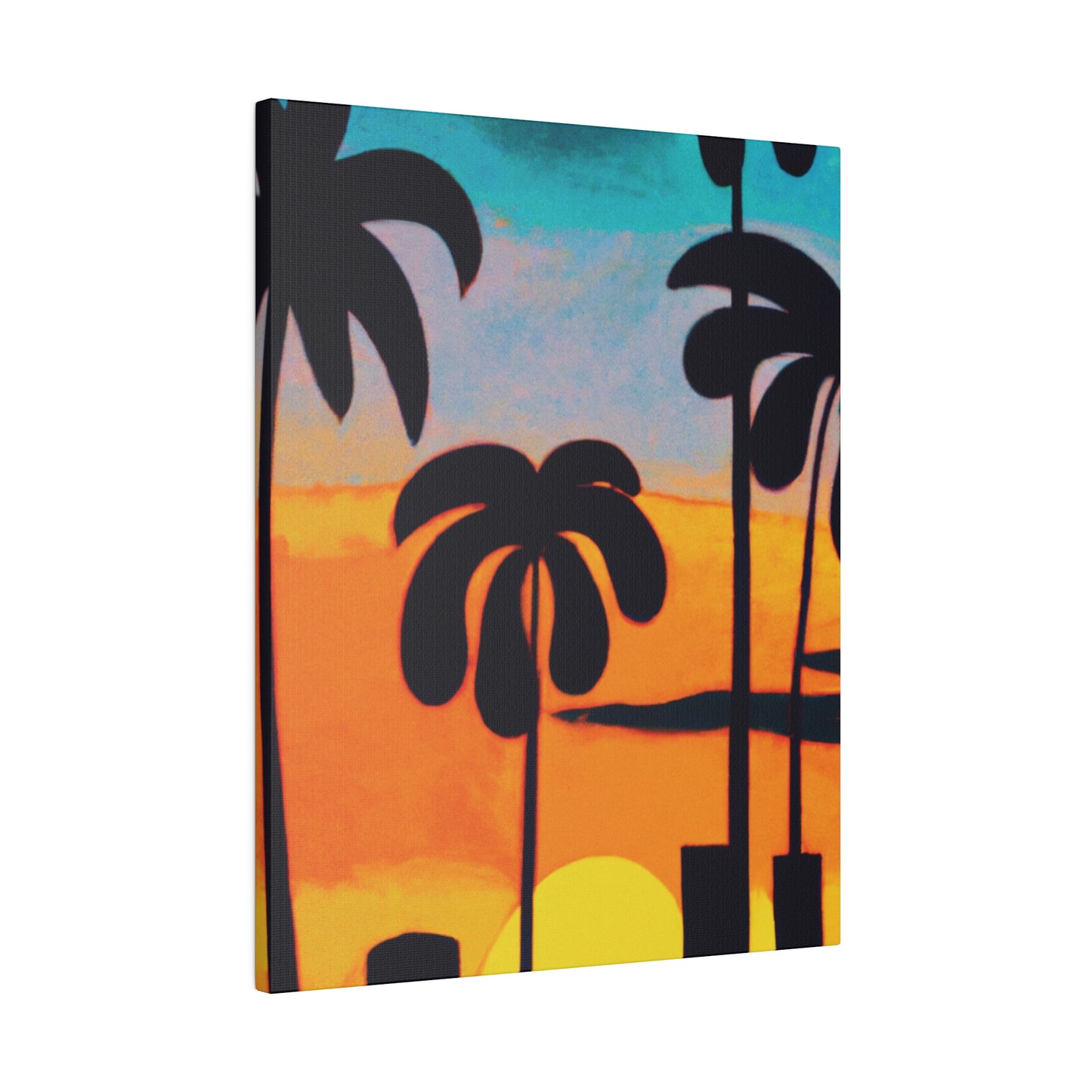 6878U - Miami Beach Sunset Painting Print | Miami | Beach | Sunset | Poster | Home Decor | Wall Art | Canvas