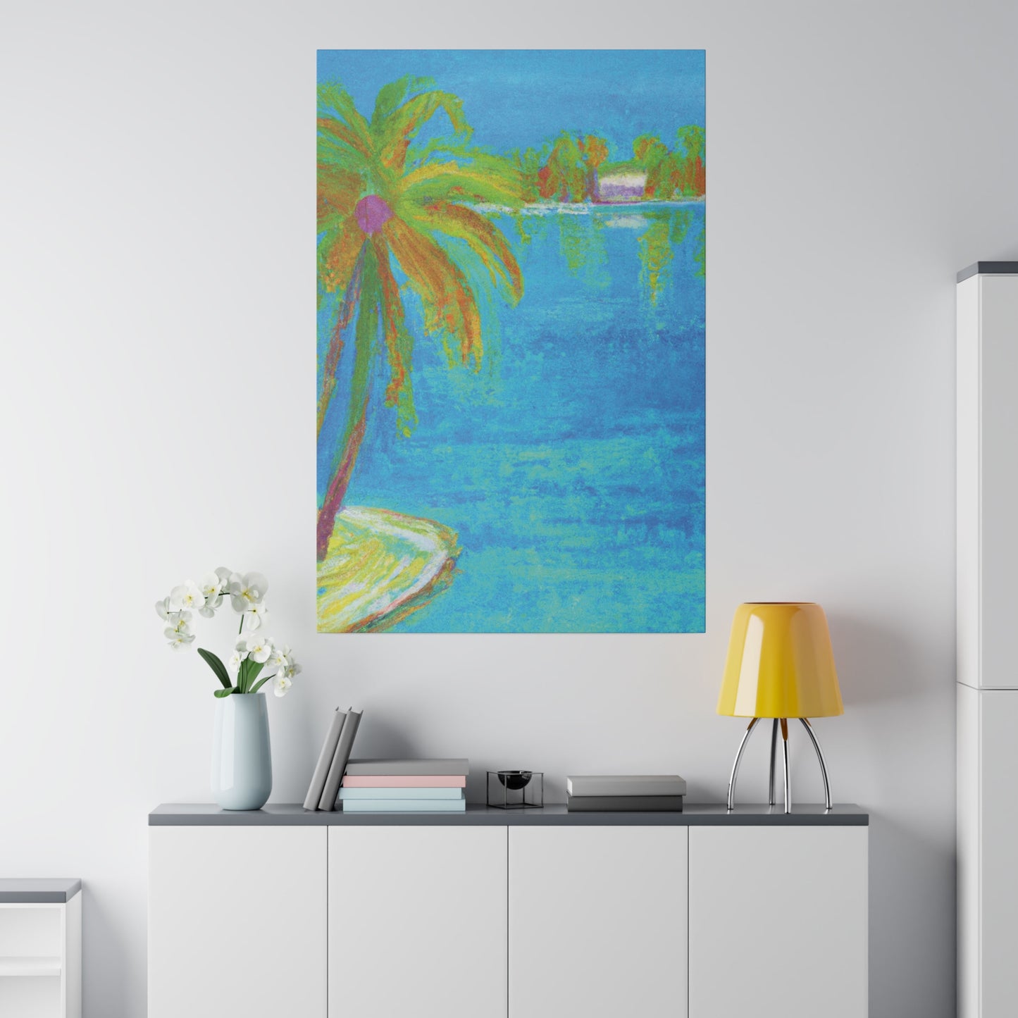 7245E - Bahamas Ocean Painting Print | Bahamas | Ocean | Beach | Poster | Home Decor | Wall Art | Canvas