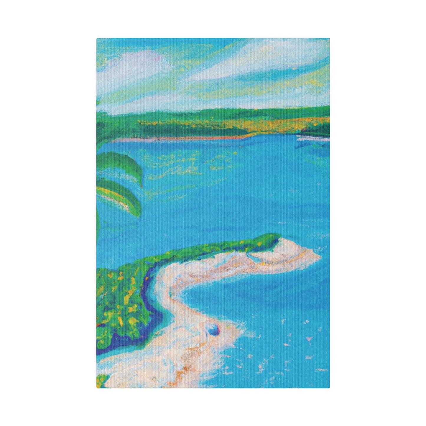 4895I - Bahamas Ocean Painting Print | Bahamas | Ocean | Beach | Poster | Home Decor | Wall Art | Canvas