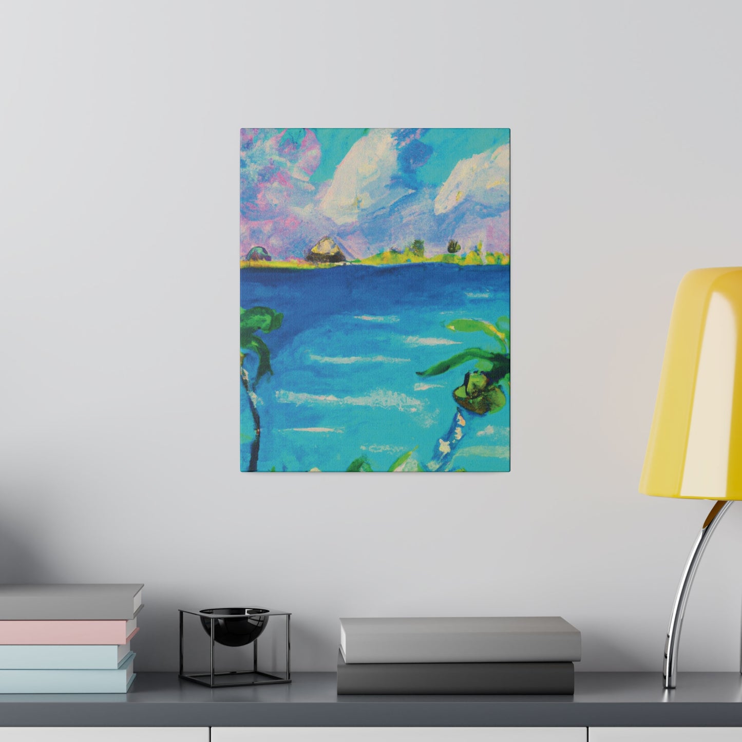 5634K - Bahamas Ocean Painting Print | Bahamas | Ocean | Beach | Poster | Home Decor | Wall Art | Canvas