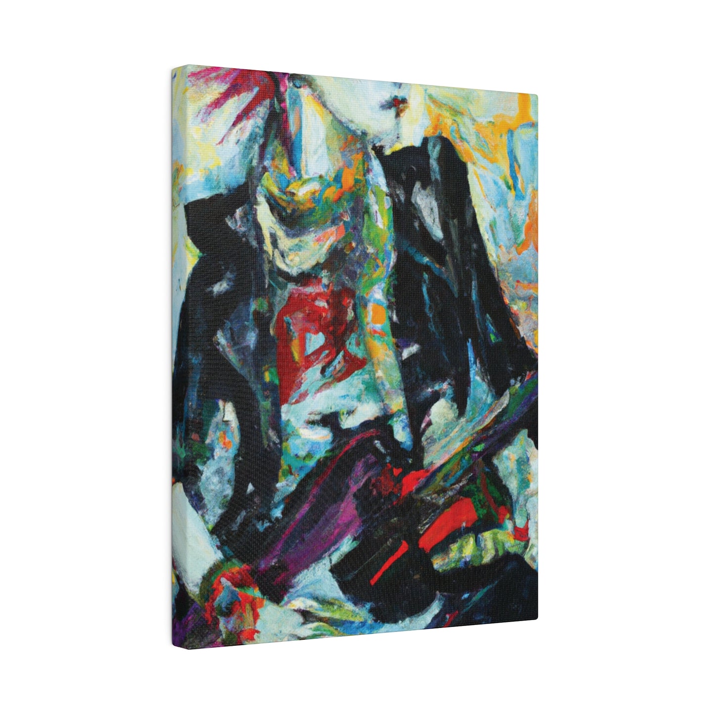 8915H - Rockstar Oil Painting Style Print | Poster | Home Decor | Wall Art | Music Art | Canvas