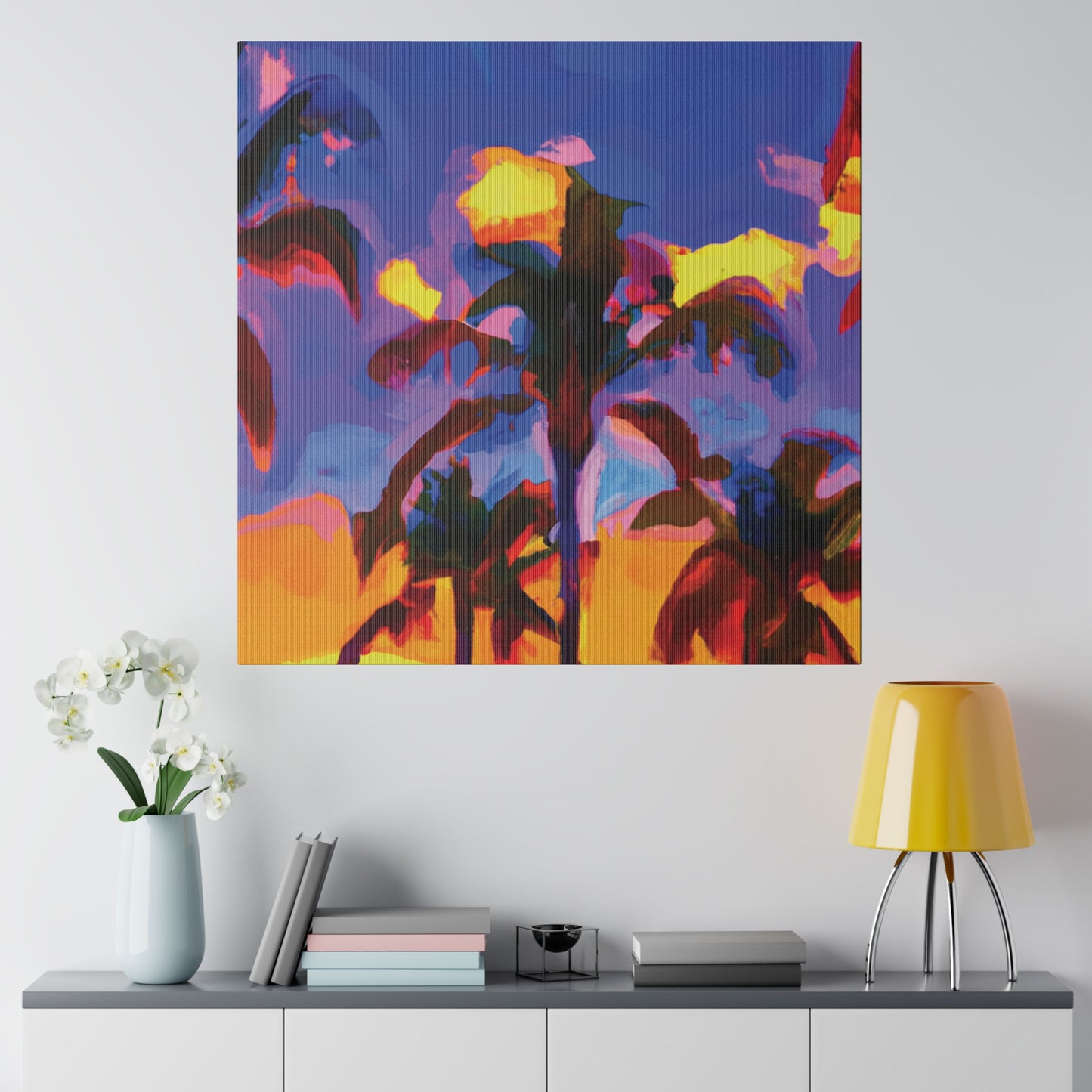 3162U - Miami Beach Sunset Painting Print | Miami | Beach | Sunset | Poster | Home Decor | Wall Art | Canvas