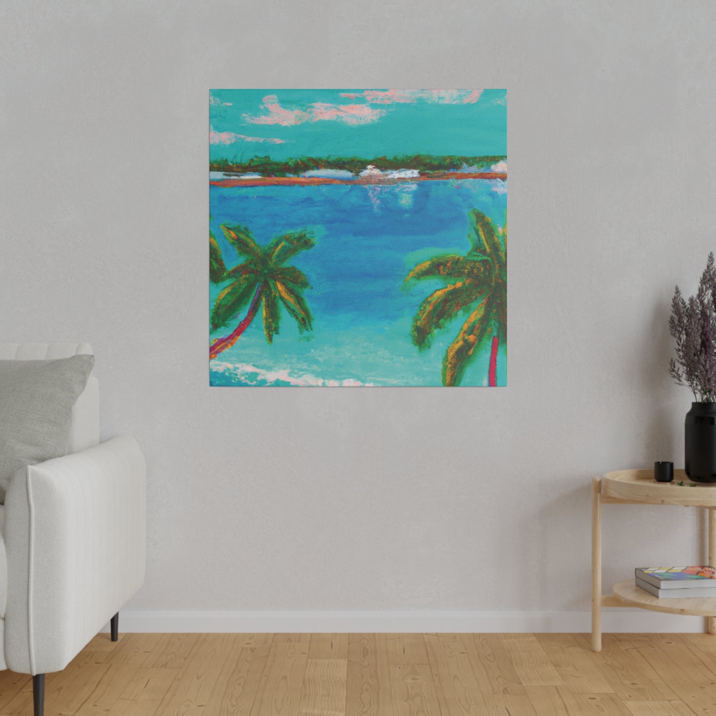 6836G - Bahamas Ocean Painting Print | Bahamas | Ocean | Beach | Poster | Home Decor | Wall Art | Canvas