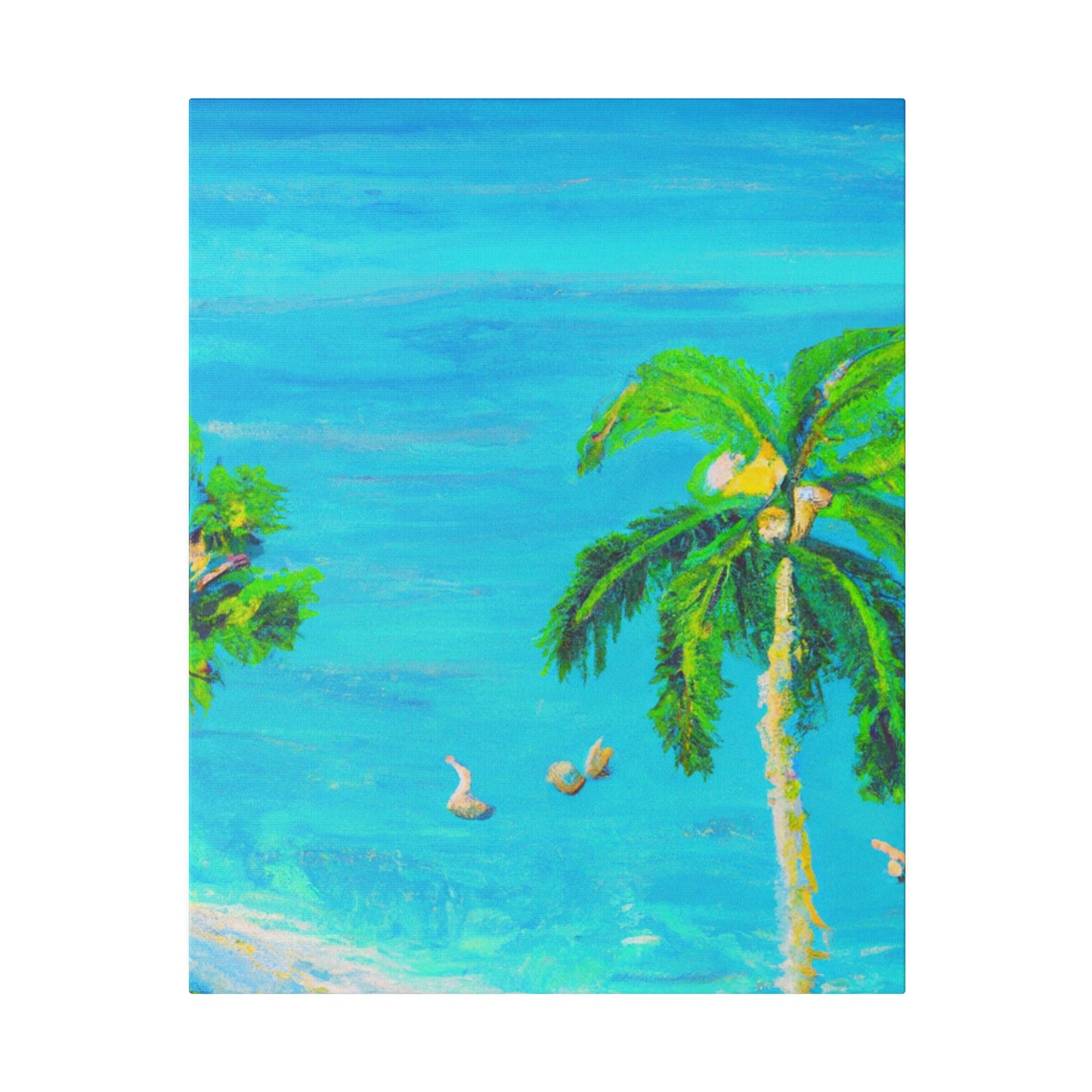 3749J - Bahamas Ocean Painting Print | Bahamas | Ocean | Beach | Poster | Home Decor | Wall Art | Canvas