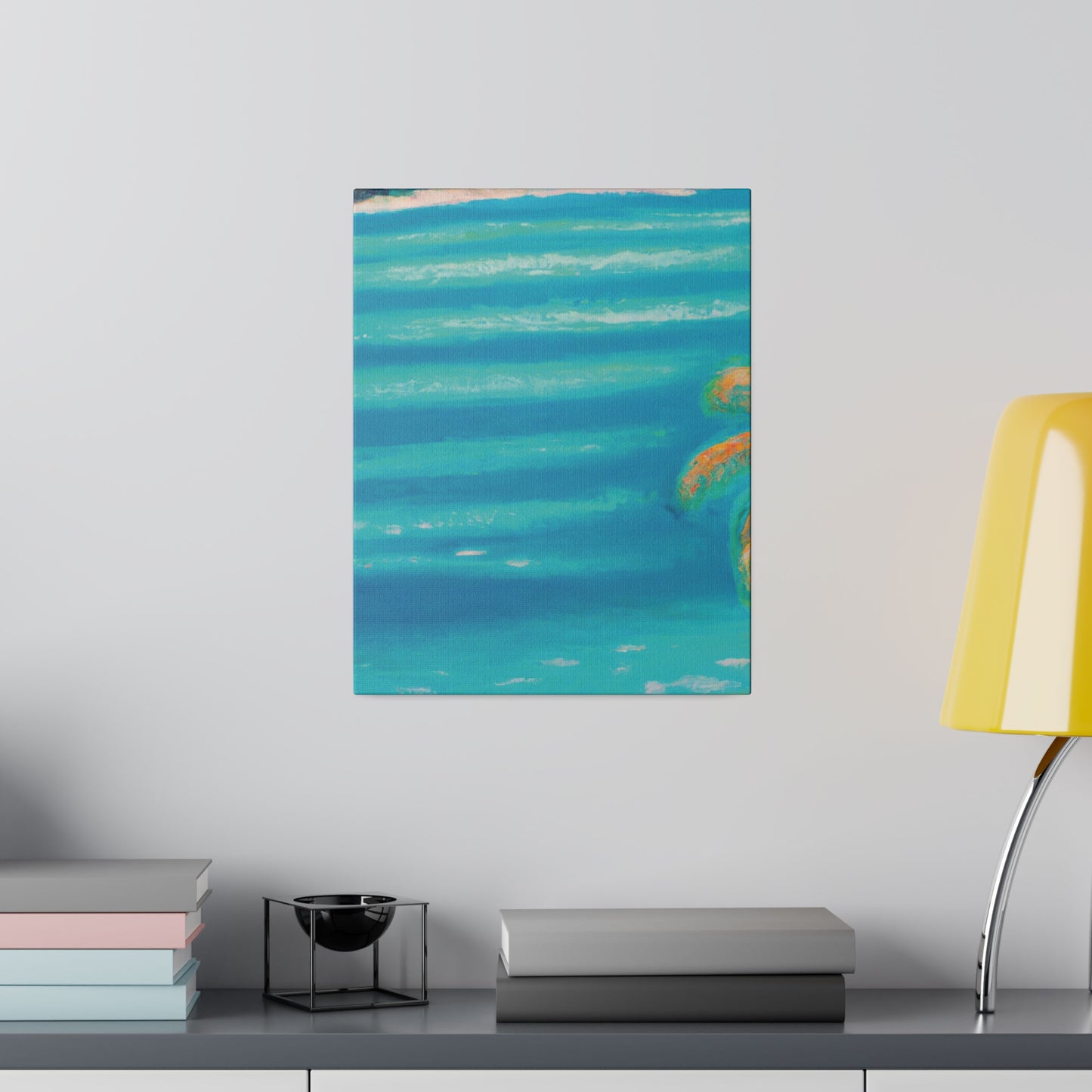 8745H - Bahamas Ocean Painting Print | Bahamas | Ocean | Beach | Poster | Home Decor | Wall Art | Canvas