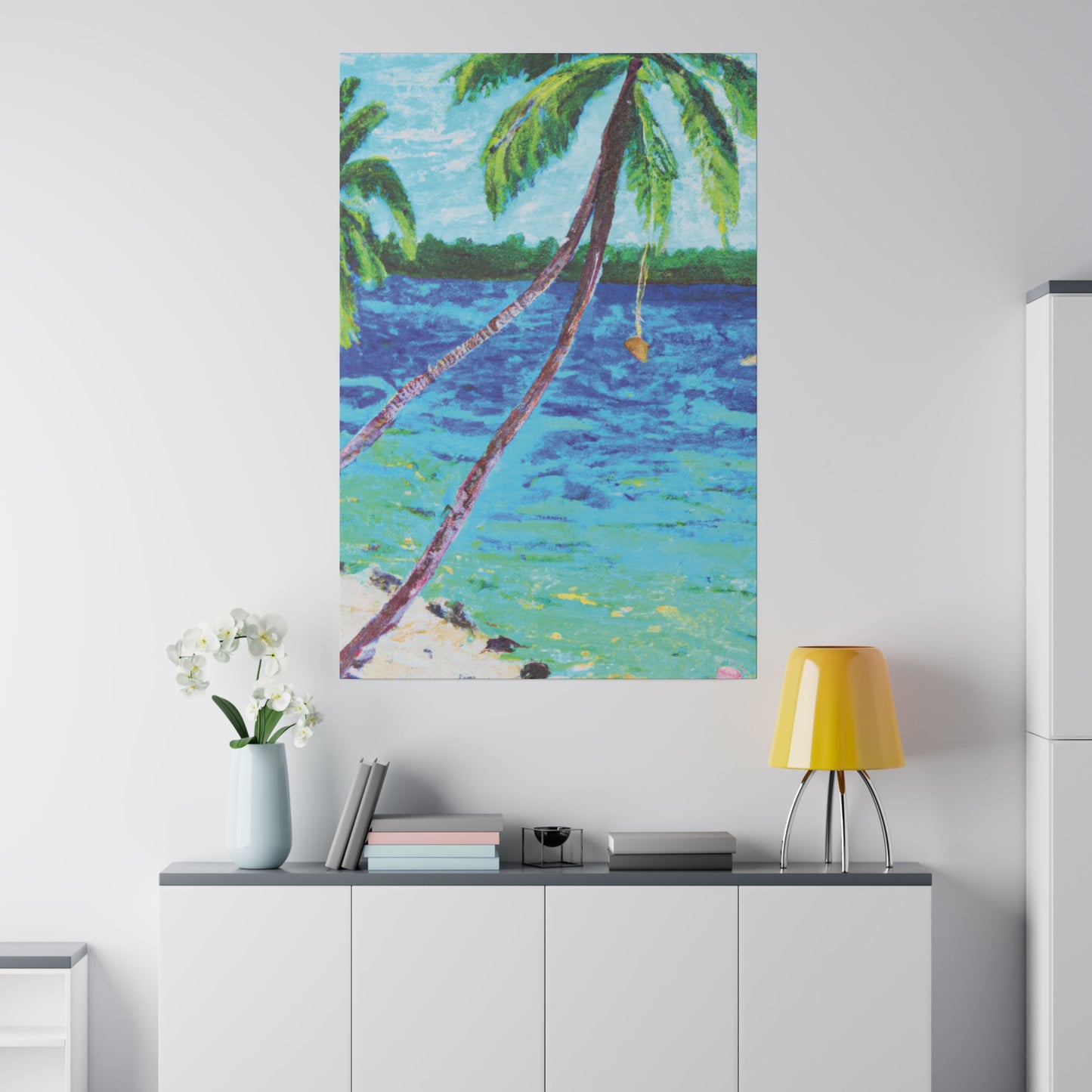 4564E - Bahamas Ocean Painting Print | Bahamas | Ocean | Beach | Poster | Home Decor | Wall Art | Canvas