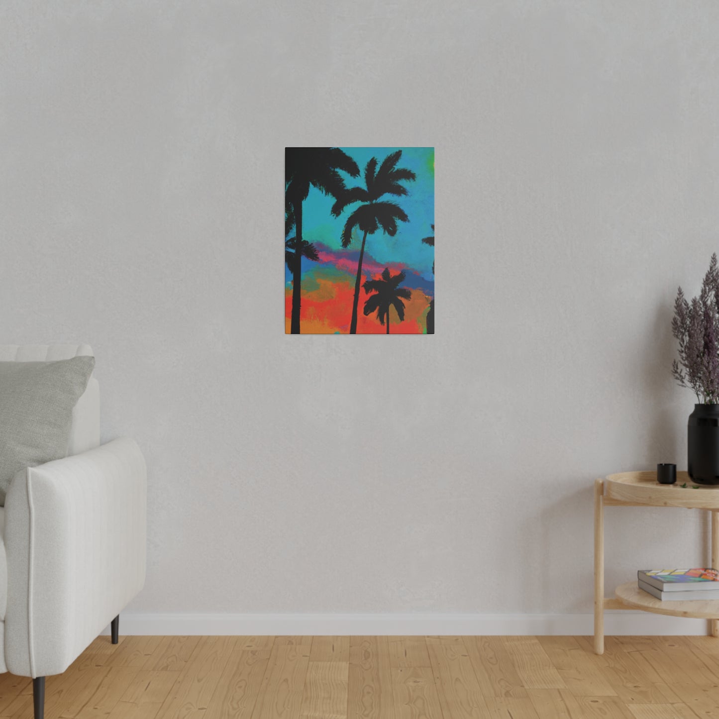 2838A - Miami Beach Sunset Painting Print | Miami | Beach | Sunset | Poster | Home Decor | Wall Art | Canvas