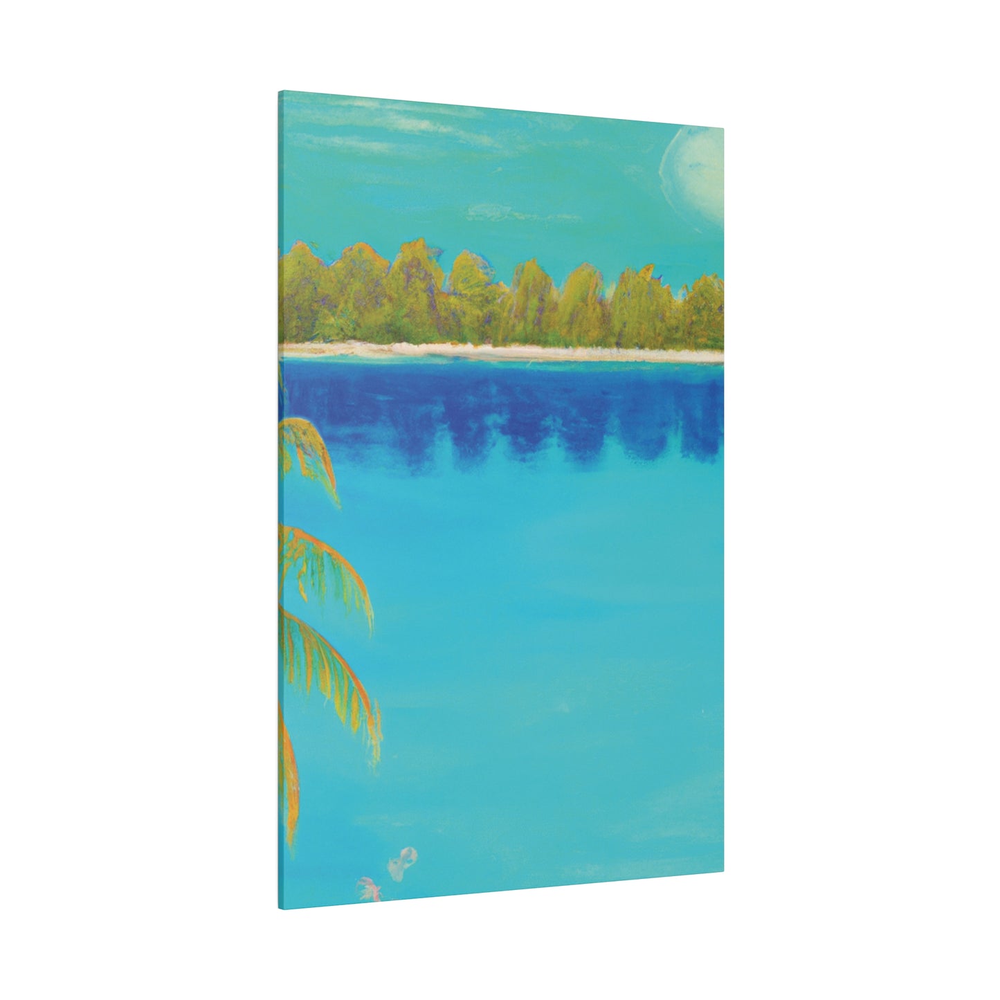 9134K - Bahamas Ocean Painting Print | Bahamas | Ocean | Beach | Poster | Home Decor | Wall Art | Canvas