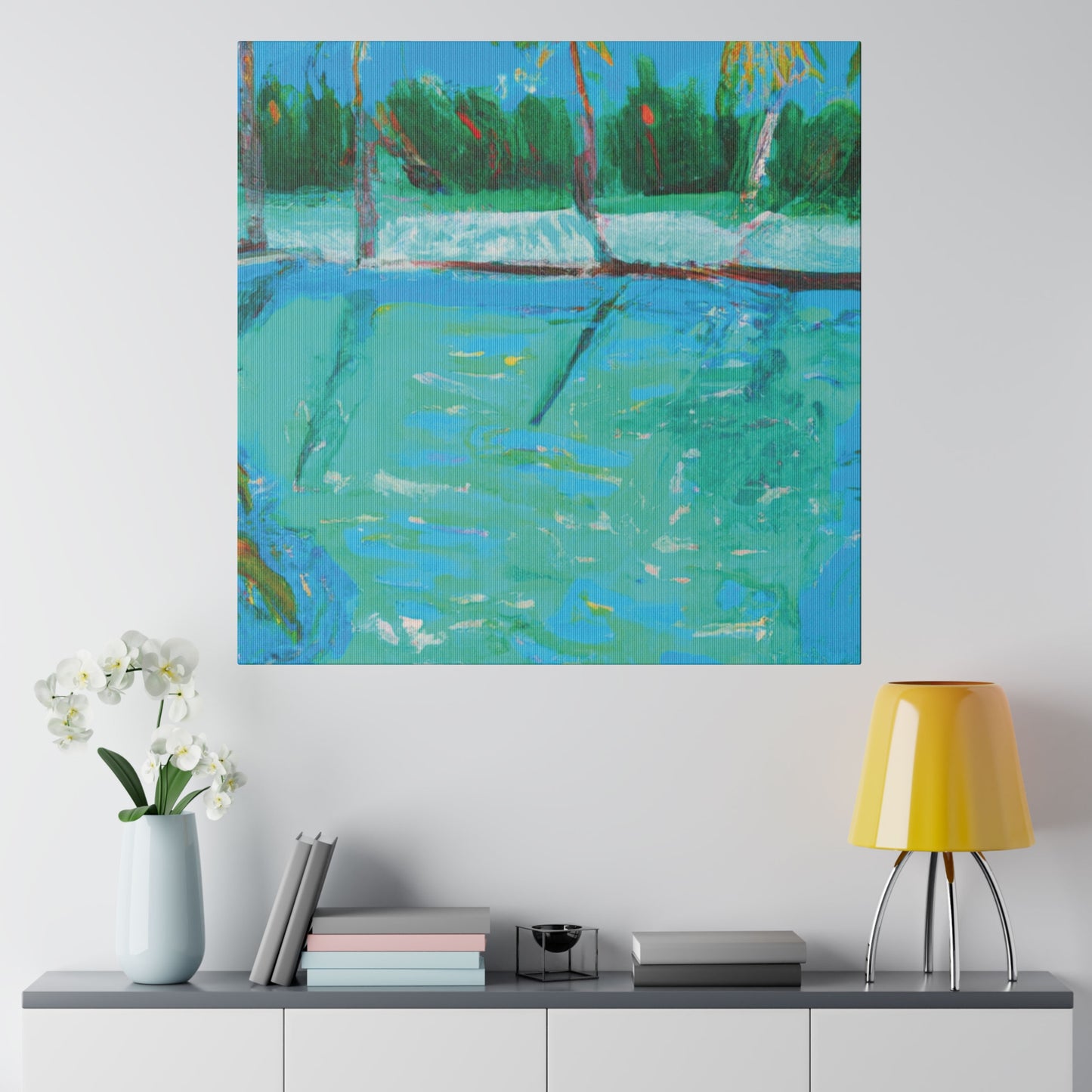 8483P - Bahamas Ocean Painting Print | Bahamas | Ocean | Beach | Poster | Home Decor | Wall Art | Canvas