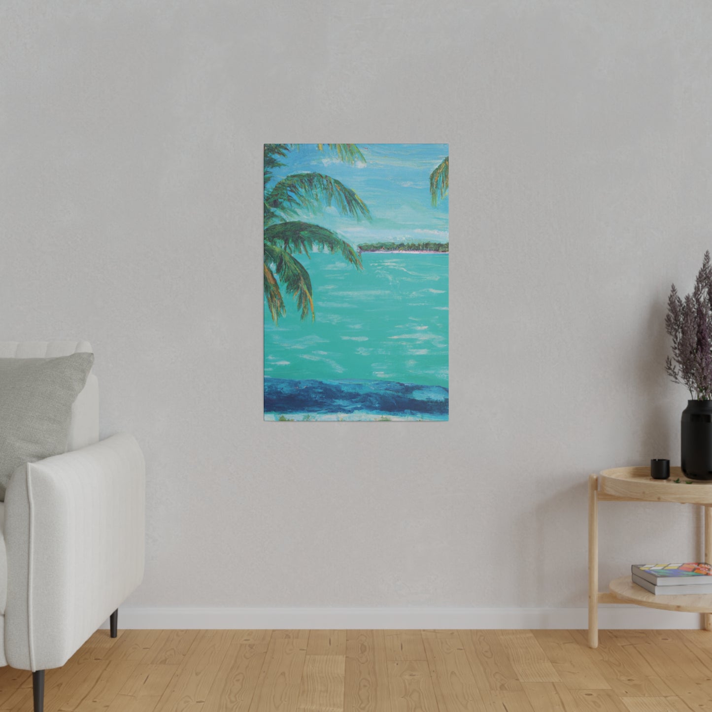 362P - Bahamas Ocean Painting Print | Bahamas | Ocean | Beach | Poster | Home Decor | Wall Art | Canvas