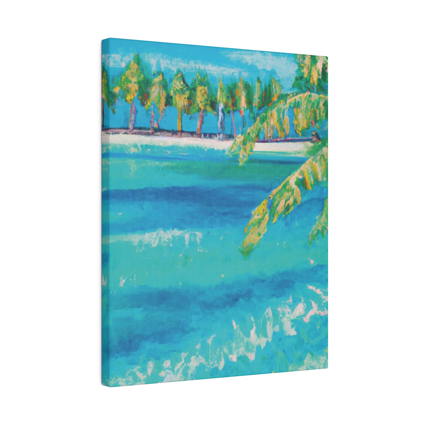 6000X - Bahamas Ocean Painting Print | Bahamas | Ocean | Beach | Poster | Home Decor | Wall Art | Canvas