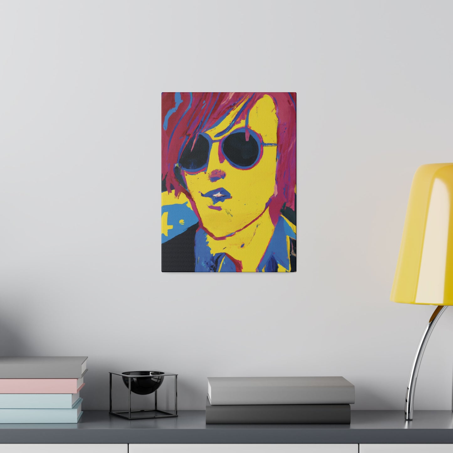 4543H - Rockstar Painting Print | Face | Abstract | Poster | Home Decor | Wall Art | Music Art | Canvas