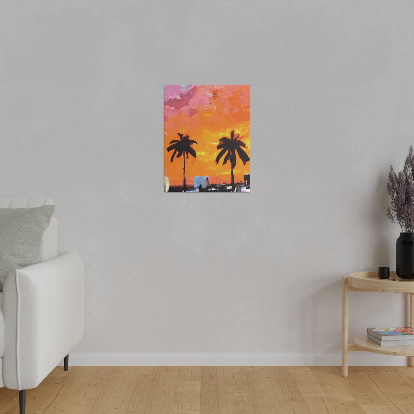 2759A - Miami Beach Sunset Painting Print | Miami | Beach | Sunset | Poster | Home Decor | Wall Art | Canvas