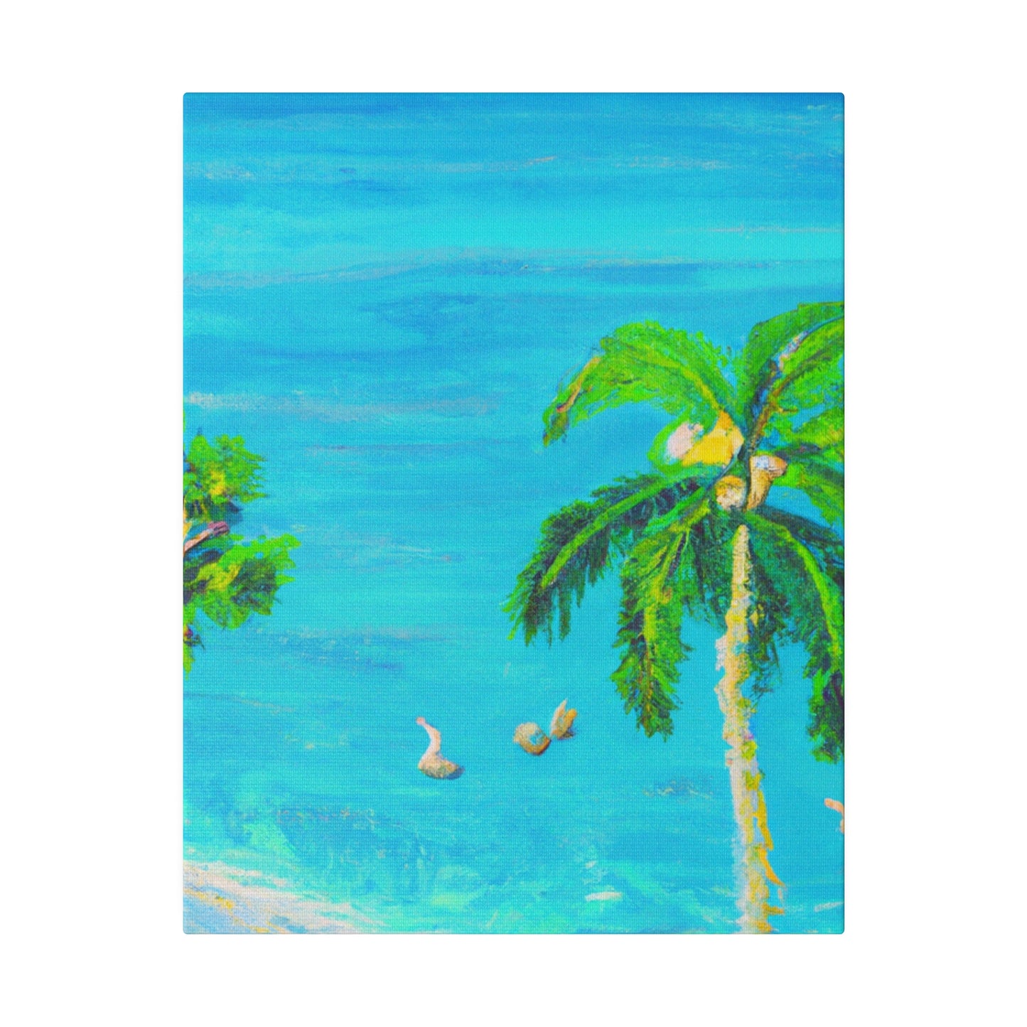 3749J - Bahamas Ocean Painting Print | Bahamas | Ocean | Beach | Poster | Home Decor | Wall Art | Canvas