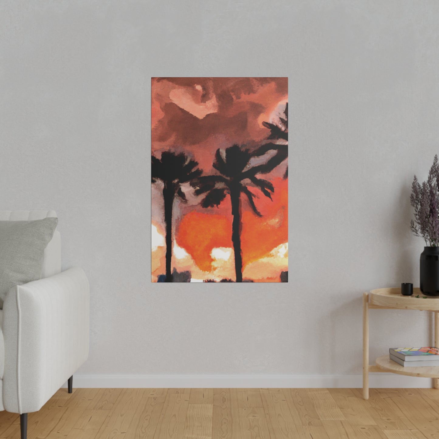 9073X - Miami Beach Sunset Painting Print | Miami | Beach | Sunset | Poster | Home Decor | Wall Art | Canvas