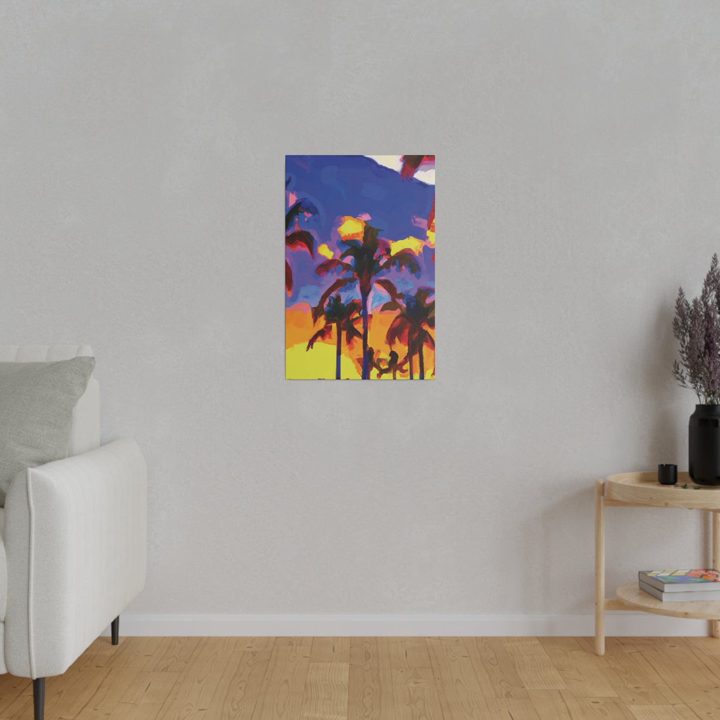 3162U - Miami Beach Sunset Painting Print | Miami | Beach | Sunset | Poster | Home Decor | Wall Art | Canvas