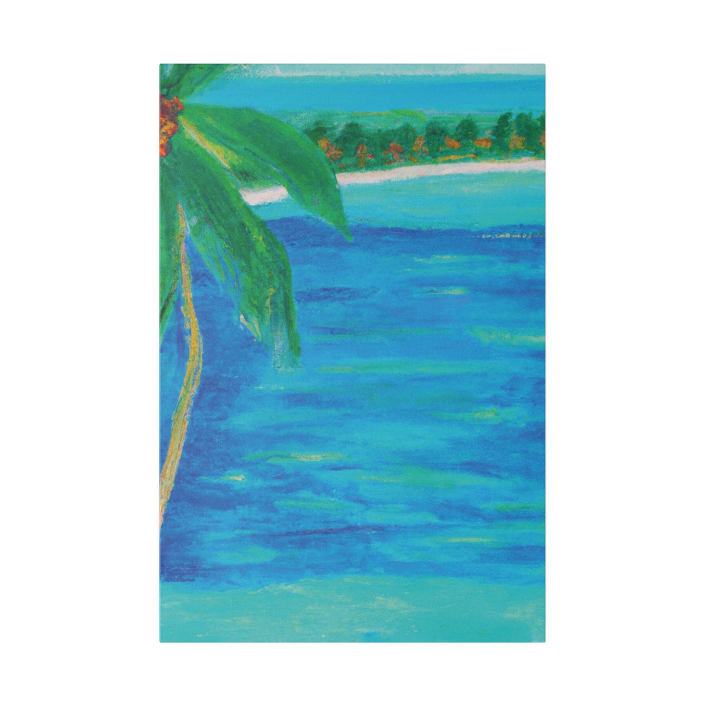 9272V - Bahamas Ocean Painting Print | Bahamas | Ocean | Beach | Poster | Home Decor | Wall Art | Canvas