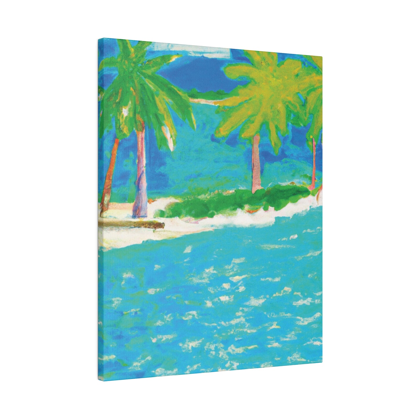 3271K - Bahamas Ocean Painting Print | Bahamas | Ocean | Beach | Poster | Home Decor | Wall Art | Canvas