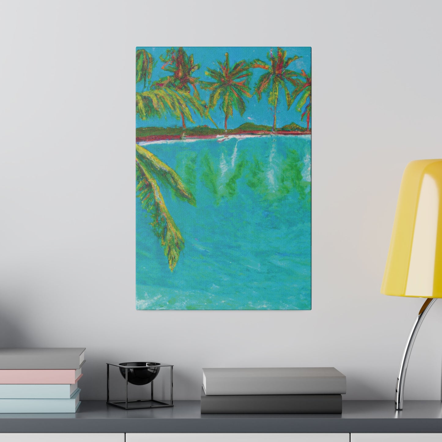 3255Q - Bahamas Ocean Painting Print | Bahamas | Ocean | Beach | Poster | Home Decor | Wall Art | Canvas