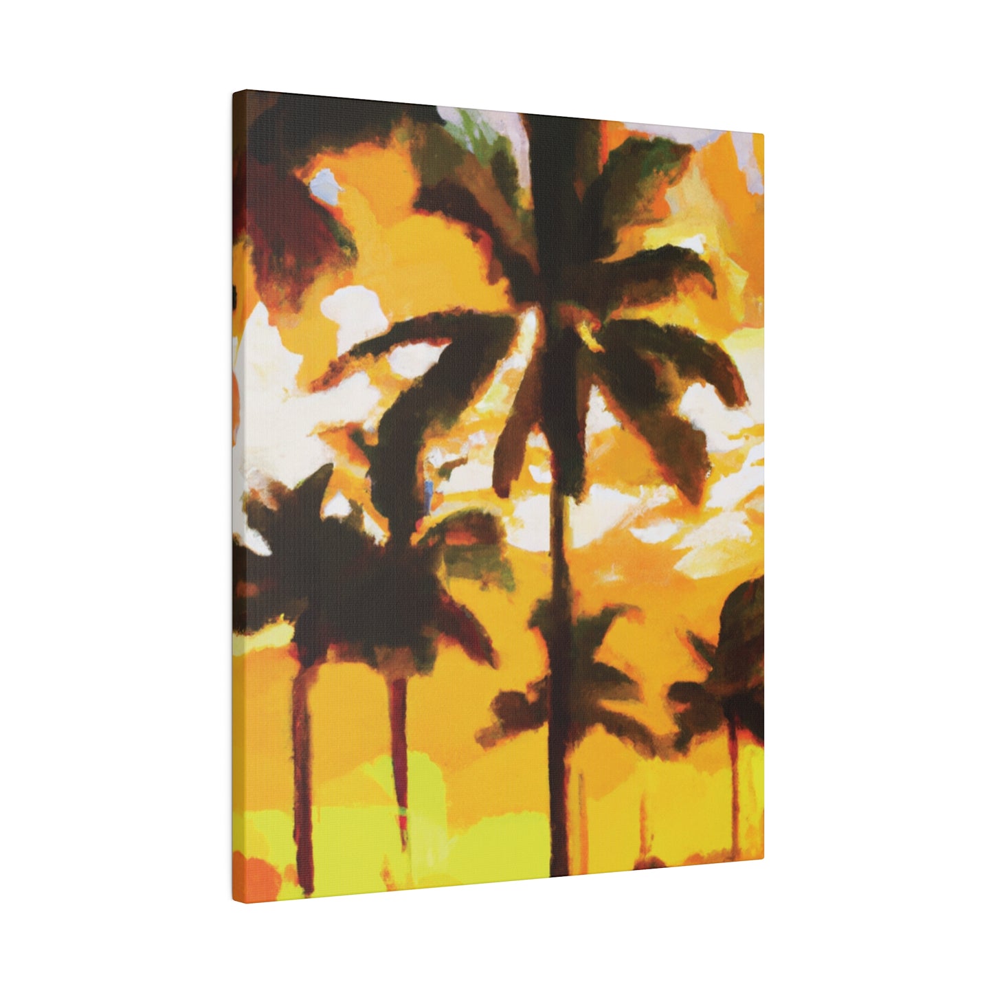 3197H - Miami Beach Sunset Painting Print | Miami | Beach | Sunset | Poster | Home Decor | Wall Art | Canvas