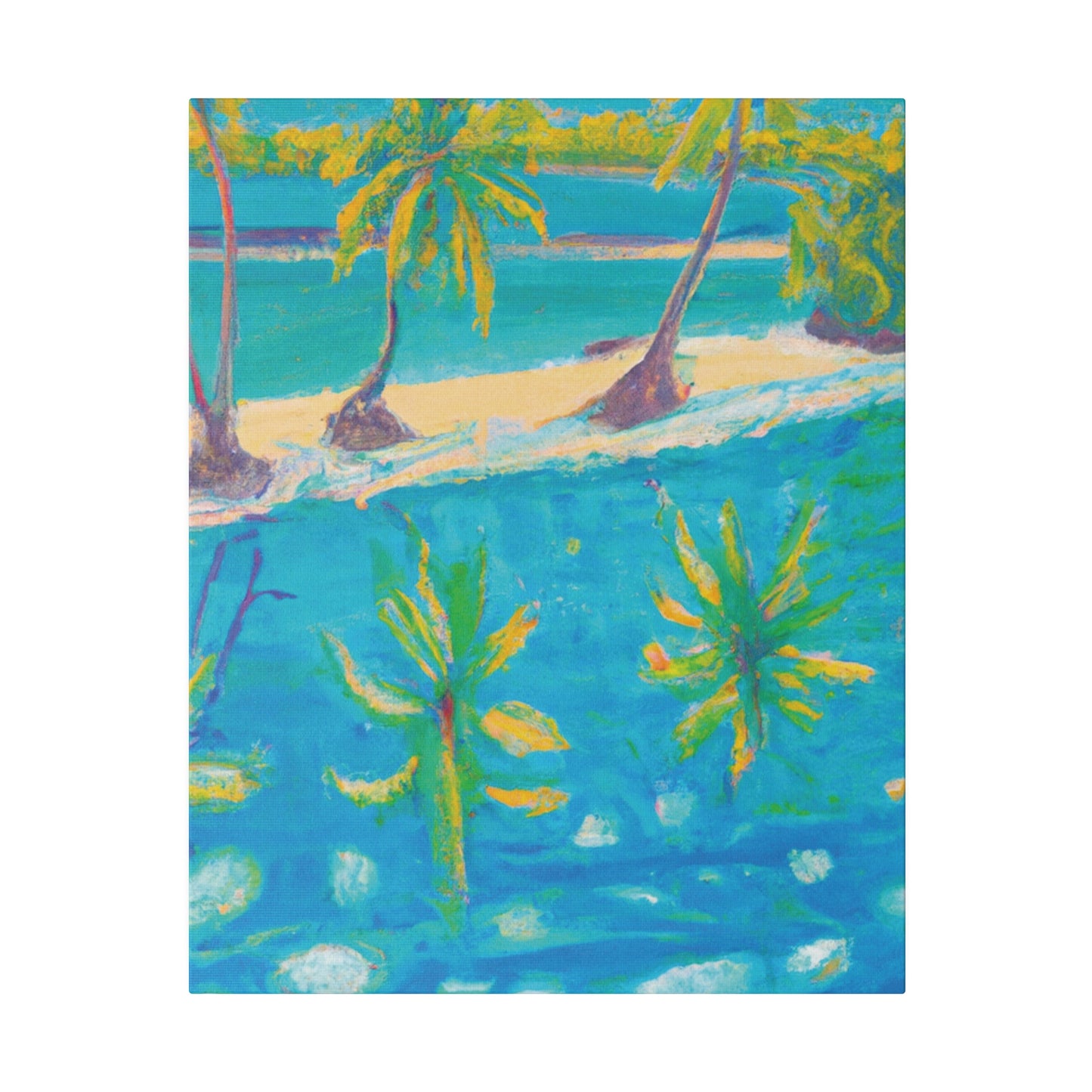 4825R - Bahamas Ocean Painting Print | Bahamas | Ocean | Beach | Poster | Home Decor | Wall Art | Canvas