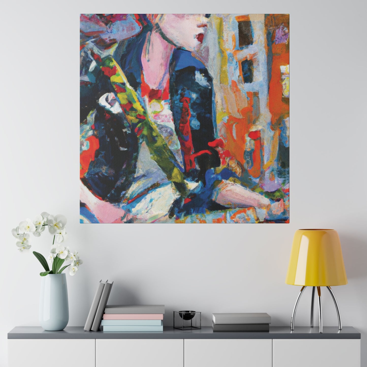 3276D - Rockstar Oil Painting Style Print | Poster | Home Decor | Wall Art | Music Art | Canvas