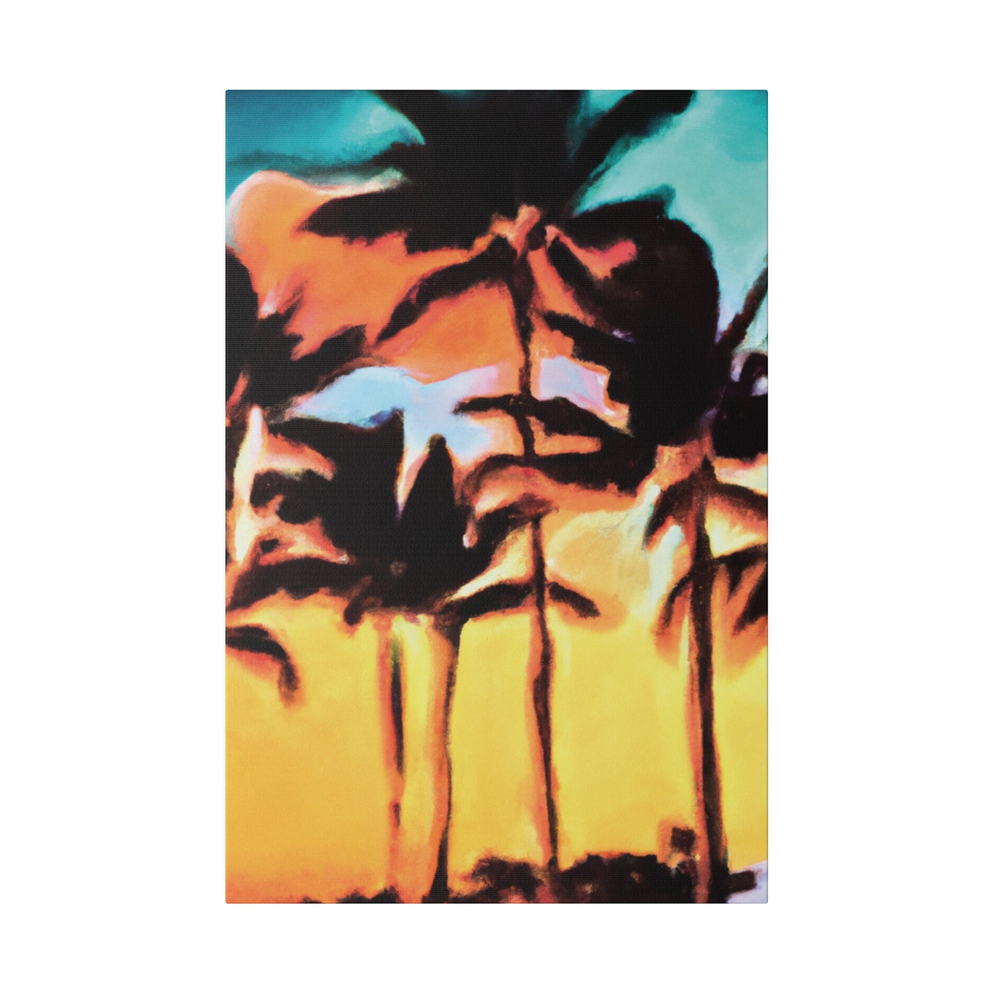 6306Z - Miami Beach Sunset Painting Print | Miami | Beach | Sunset | Poster | Home Decor | Wall Art | Canvas