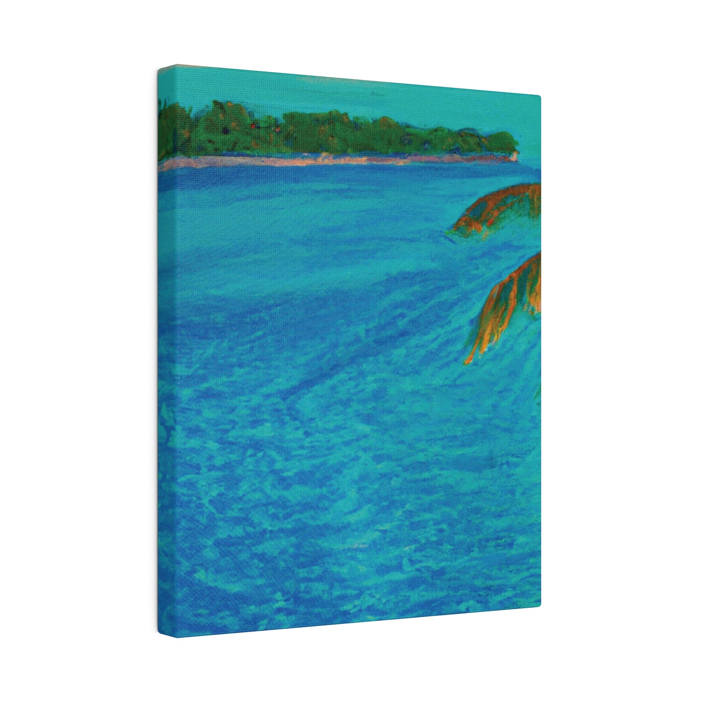 3303Q - Bahamas Ocean Painting Print | Bahamas | Ocean | Beach | Poster | Home Decor | Wall Art | Canvas