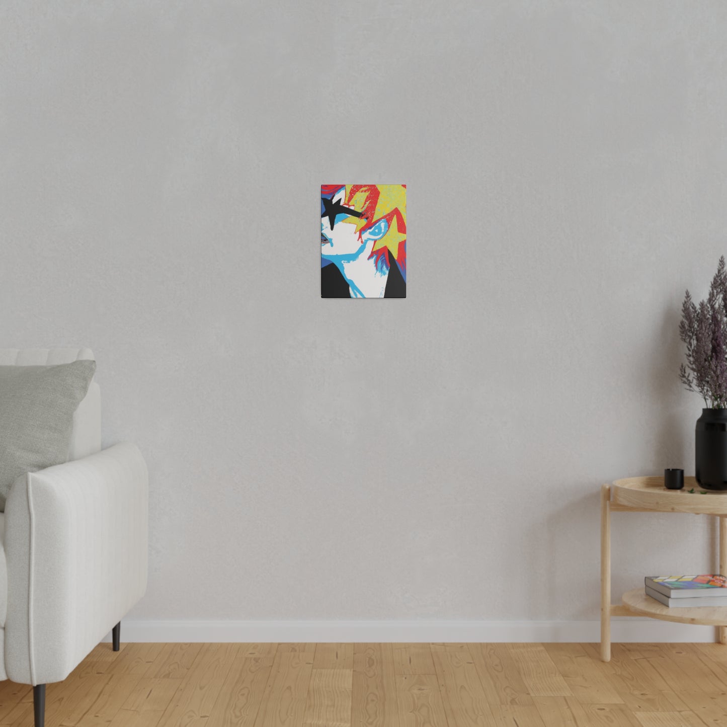 9245E - Rockstar Painting Print | Face | Abstract | Poster | Home Decor | Wall Art | Music Art | Canvas