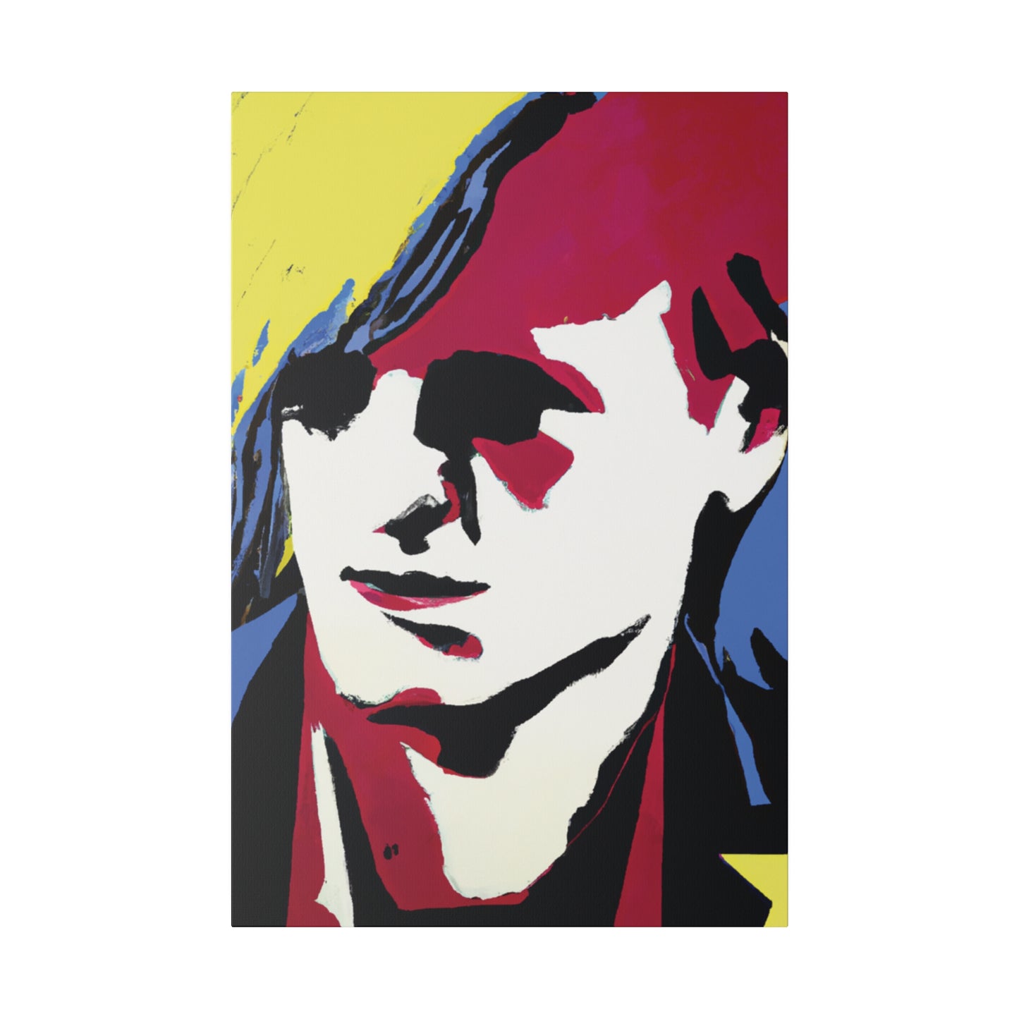 8246E - Rockstar Painting Print | Face | Abstract | Poster | Home Decor | Wall Art | Music Art | Canvas