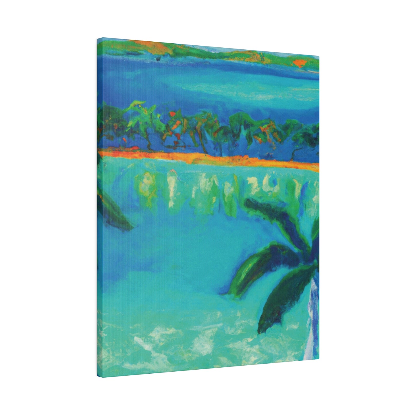 3784F - Bahamas Ocean Painting Print | Bahamas | Ocean | Beach | Poster | Home Decor | Wall Art | Canvas