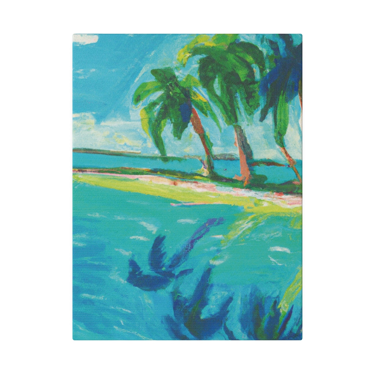 7326Z - Bahamas Ocean Painting Print | Bahamas | Ocean | Beach | Poster | Home Decor | Wall Art | Canvas