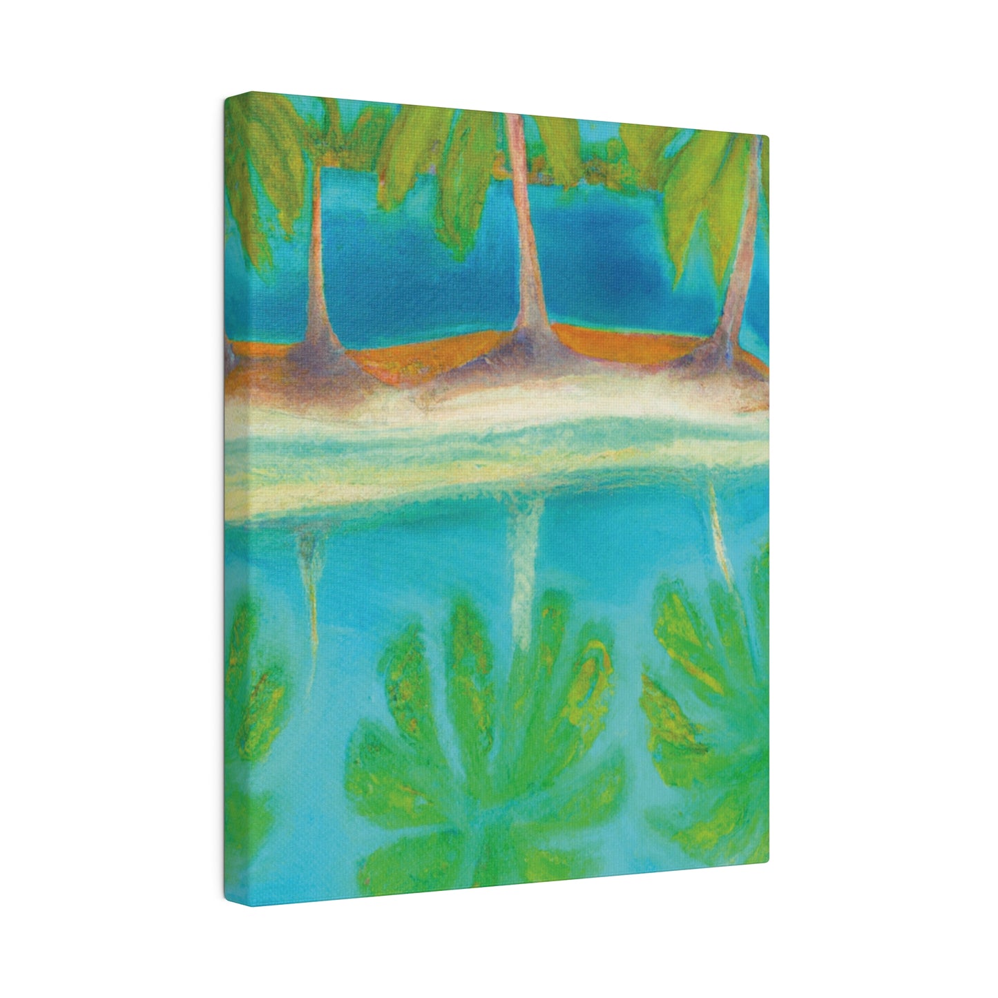 3294K - Bahamas Ocean Painting Print | Bahamas | Ocean | Beach | Poster | Home Decor | Wall Art | Canvas