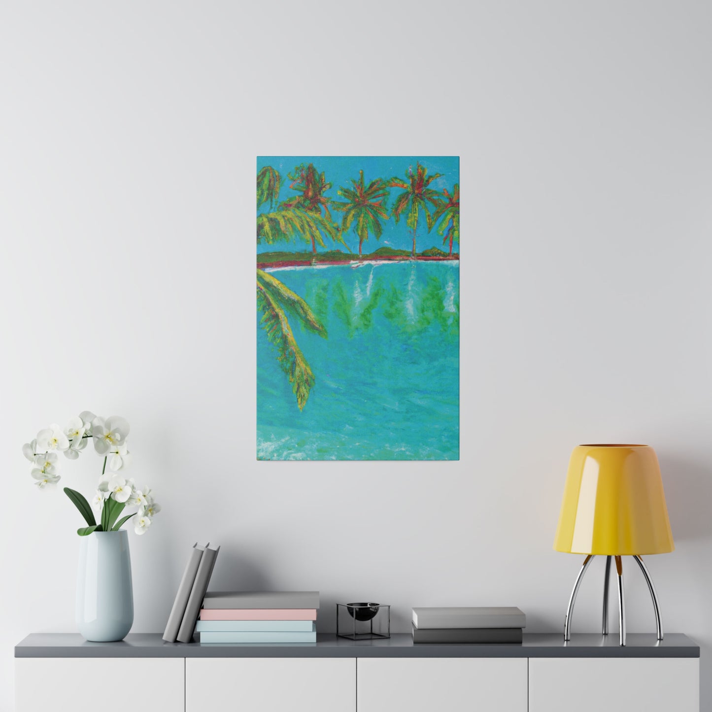 3255Q - Bahamas Ocean Painting Print | Bahamas | Ocean | Beach | Poster | Home Decor | Wall Art | Canvas