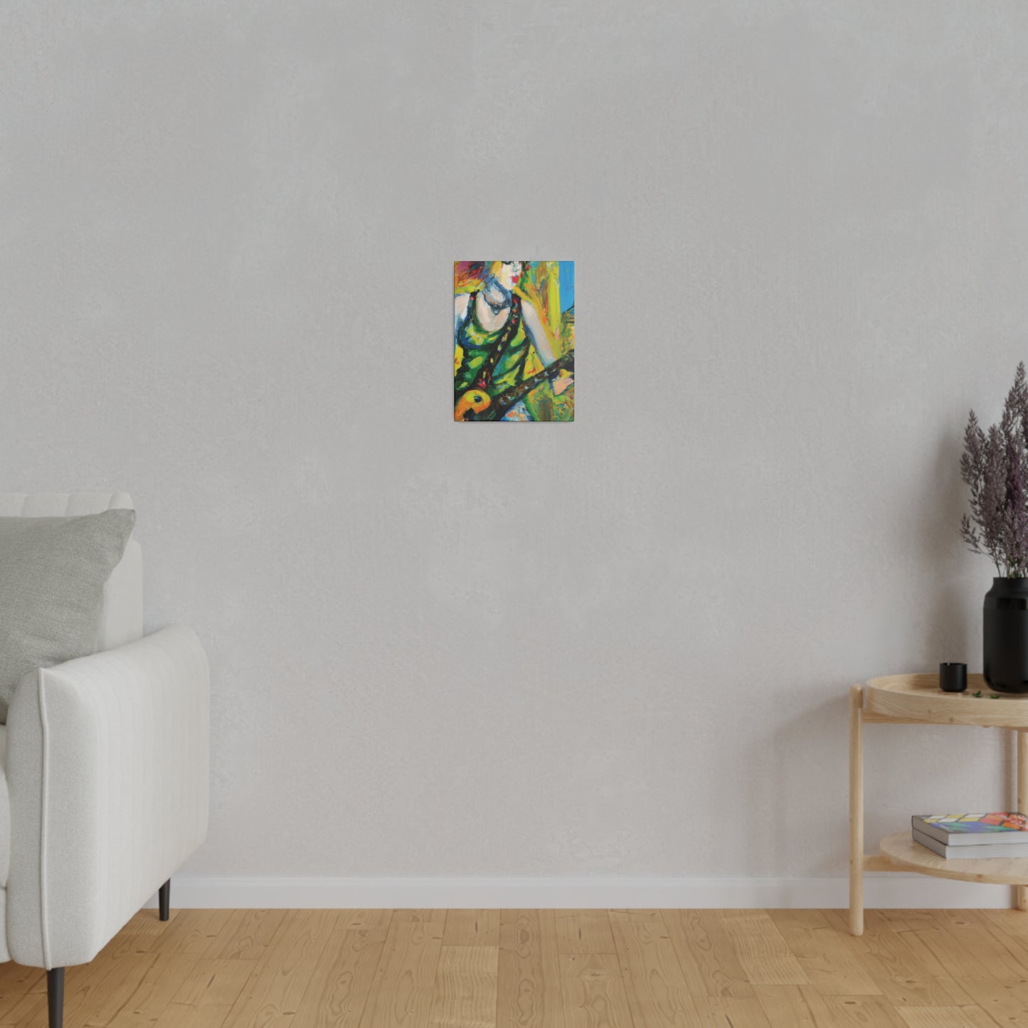 4713C - Rockstar Oil Painting Style Print | Poster | Home Decor | Wall Art | Music Art | Canvas