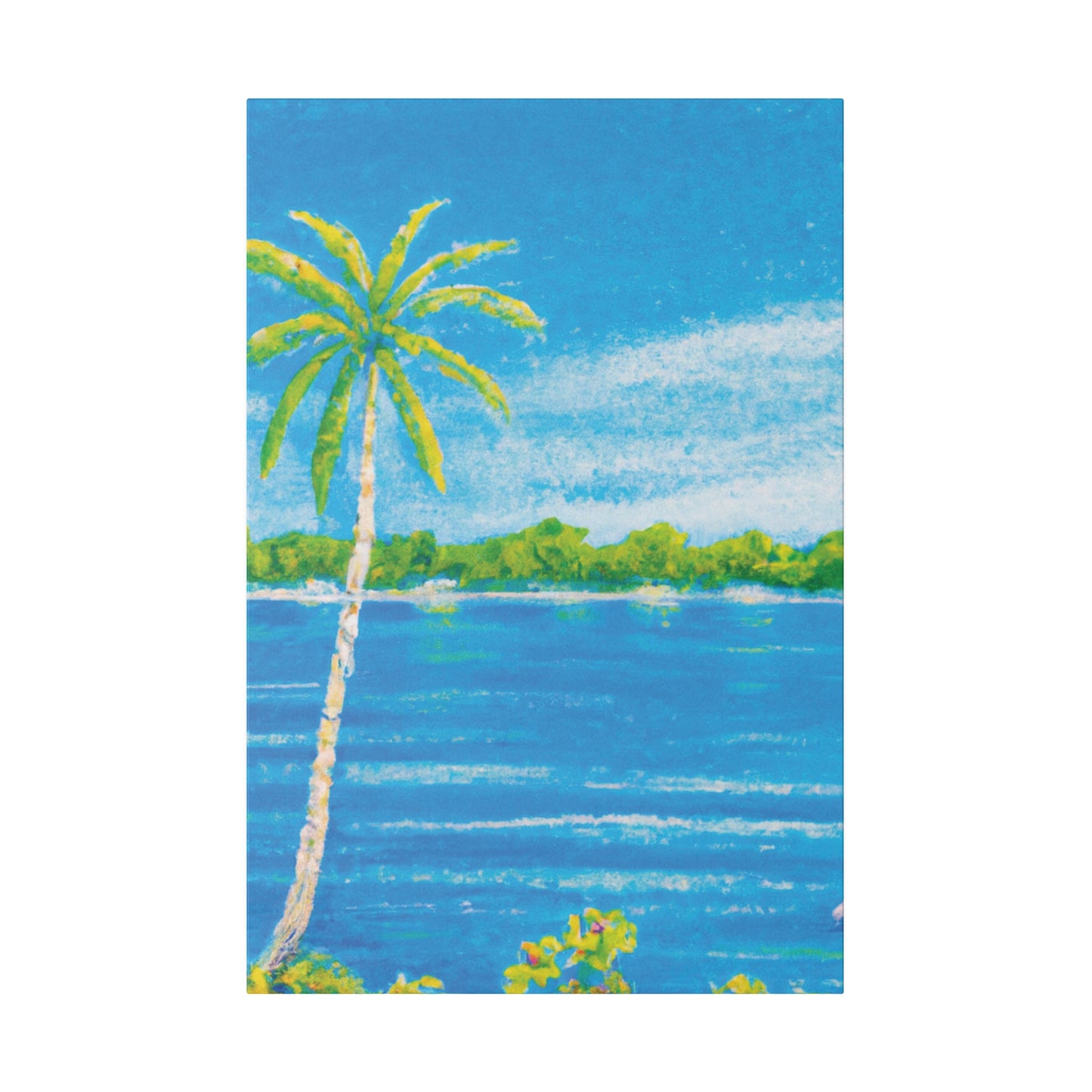 9803Q - Bahamas Ocean Painting Print | Bahamas | Ocean | Beach | Poster | Home Decor | Wall Art | Canvas