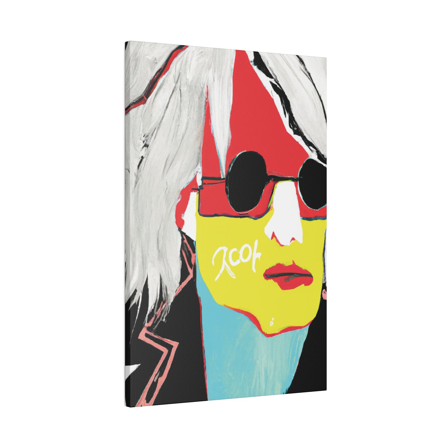 6953R - Rockstar Painting Print | Face | Abstract | Poster | Home Decor | Wall Art | Music Art | Canvas